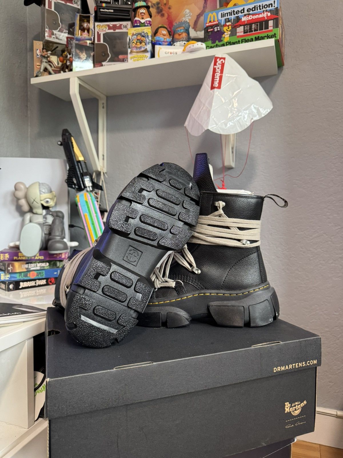 Dr. Martens × Rick Owens Rick Owens X Dr. Marten Megalace Boot Size US 10 / EU 43 - 2 Thumbnail