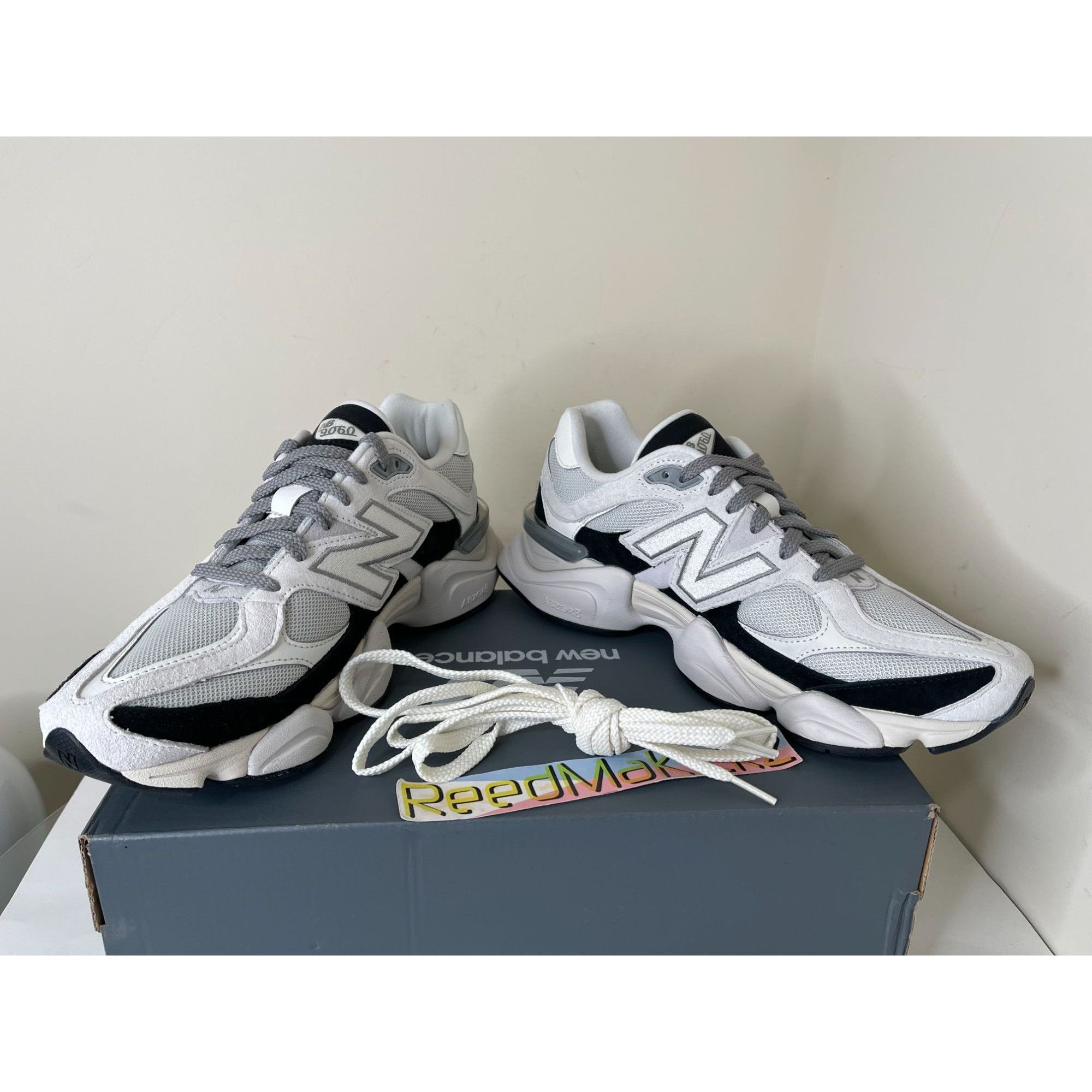 New Balance New Balance 9060 Grey Jet Black Mens 9.5us Size US 9.5 / EU 42-43 - 4 Thumbnail