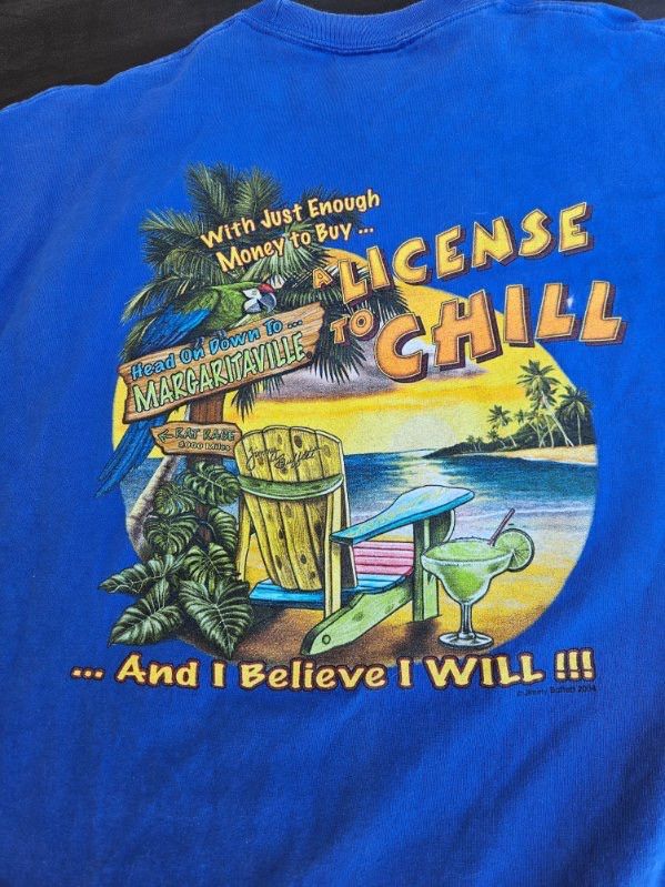 Other Margaritaville License To Chill Cayman Islands Tee Size US XL / EU 56 / 4 - 4 Thumbnail