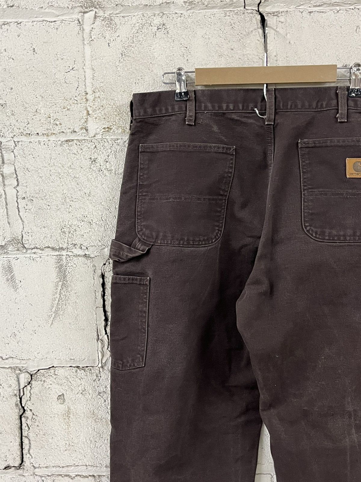 Carhartt Carhartt carpanter pants mocha brown baggy skater streetwear Size US 34 / EU 50 - 4 Thumbnail