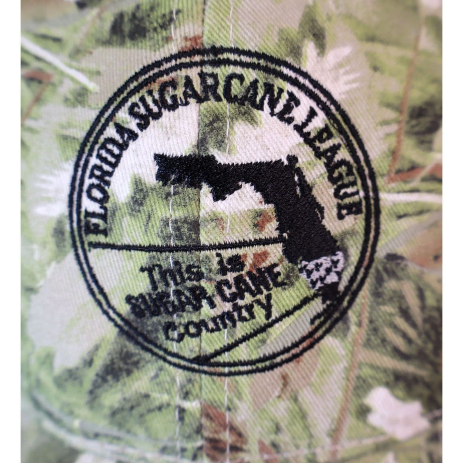 Sugar Florida Sugar Cane Camo Hat Cap Cotton Adjustable Baseball Cap Men Size ONE SIZE - 2 Thumbnail