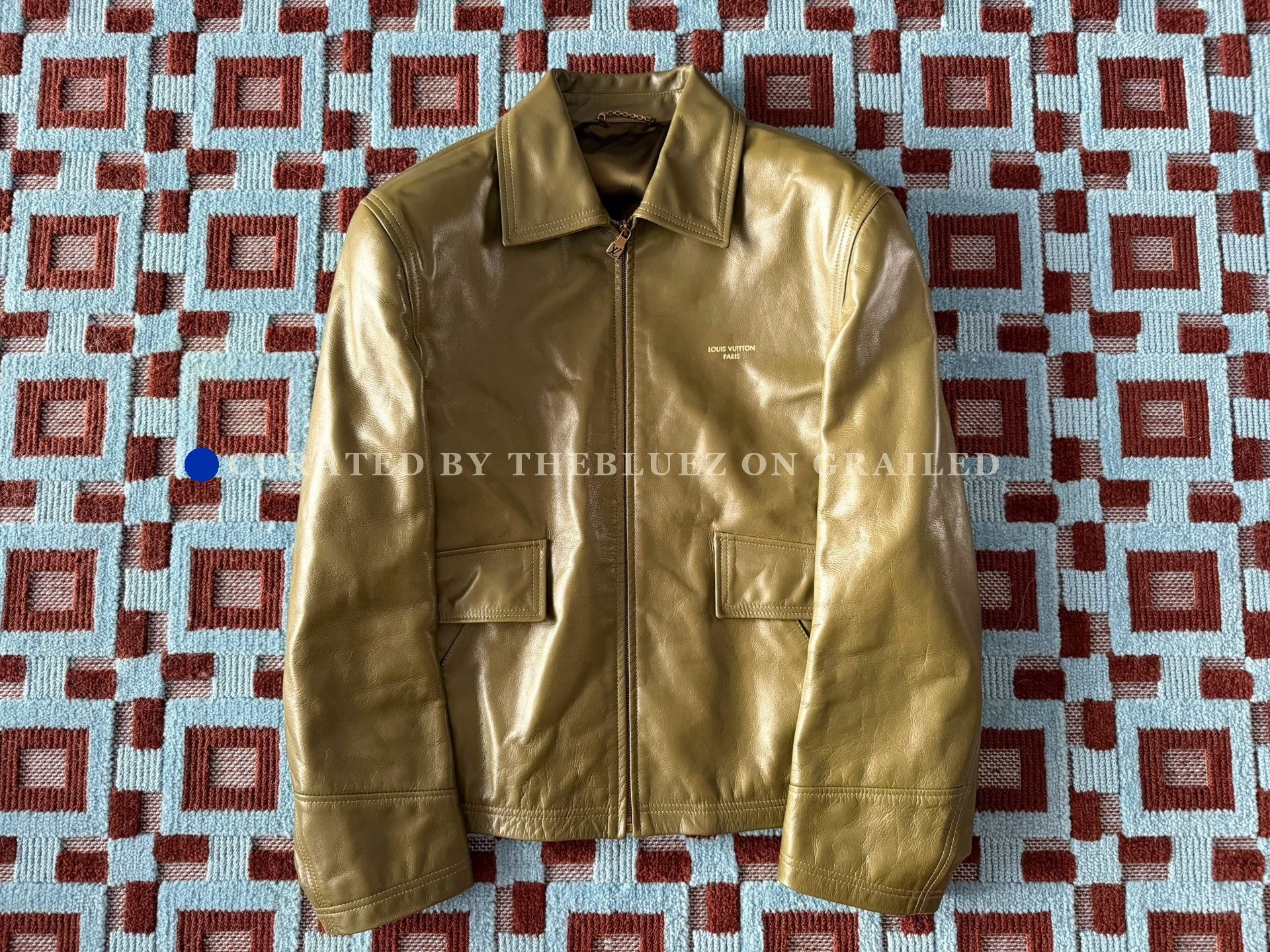 Louis Vuitton Louis Vuitton Leather Zipped Blouson Size US L / EU 52-54 / 3 - 1 Thumbnail