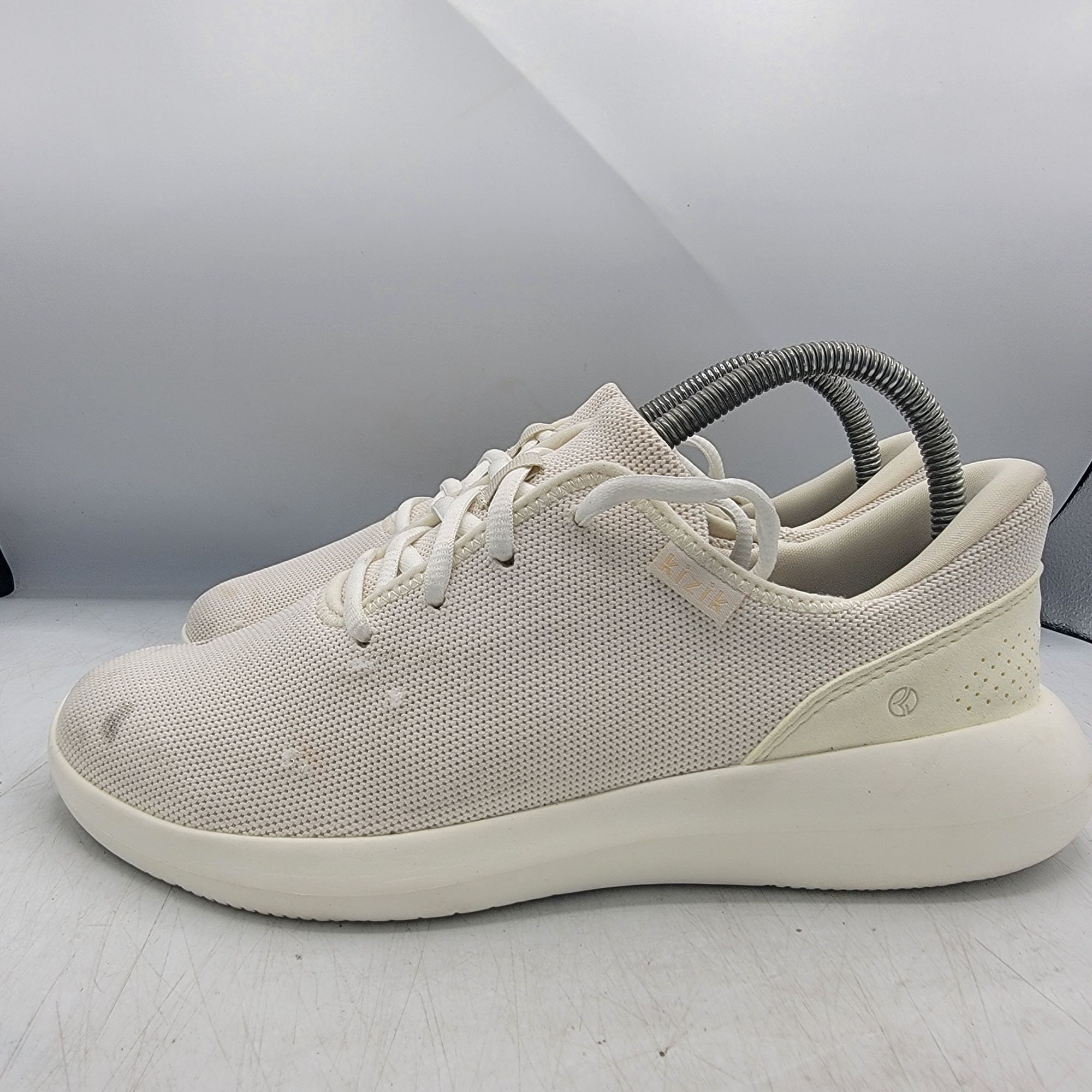 Other Kizik Madrid Eco Knit Womens 8.5 Wide White Cream Shoes Athl Size US 8.5 / IT 38.5 - 12 Thumbnail
