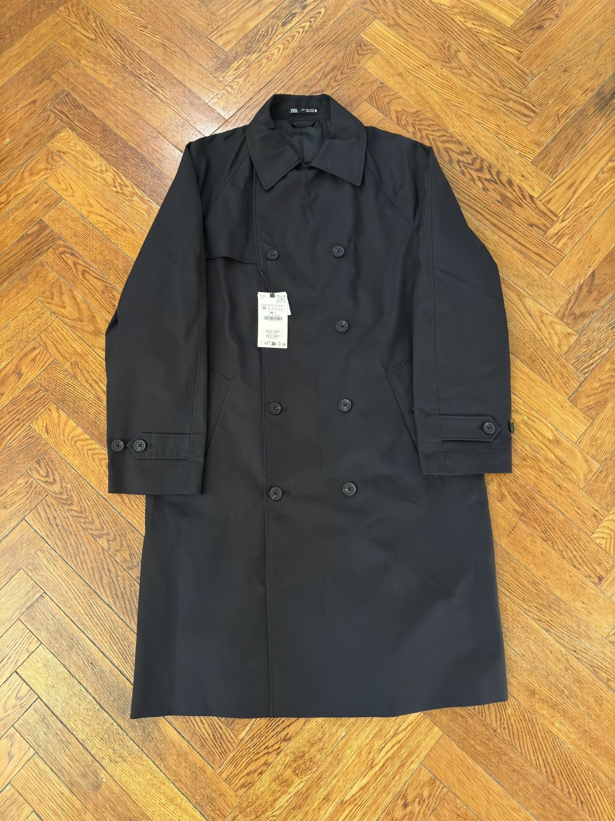 Zara Nylon double breasted coat Size US M / EU 48-50 / 2 - 1 Thumbnail