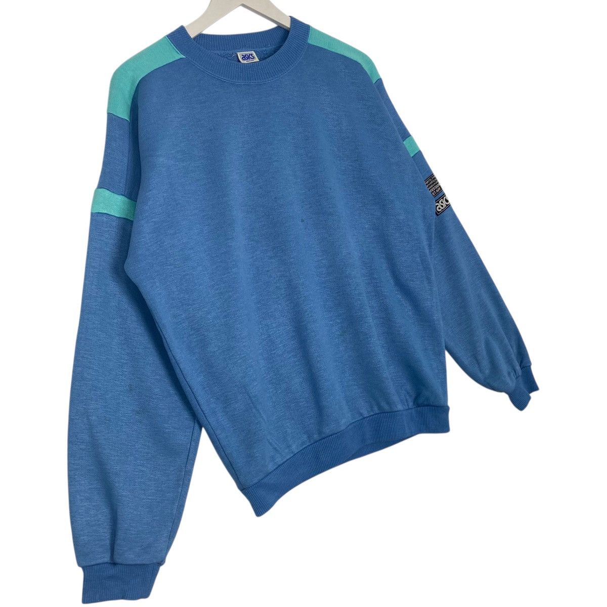Other Vintage 90s Acisc Sweatshirt Crewneck Blue Made In Japan Size US M / EU 48-50 / 2 - 3 Thumbnail