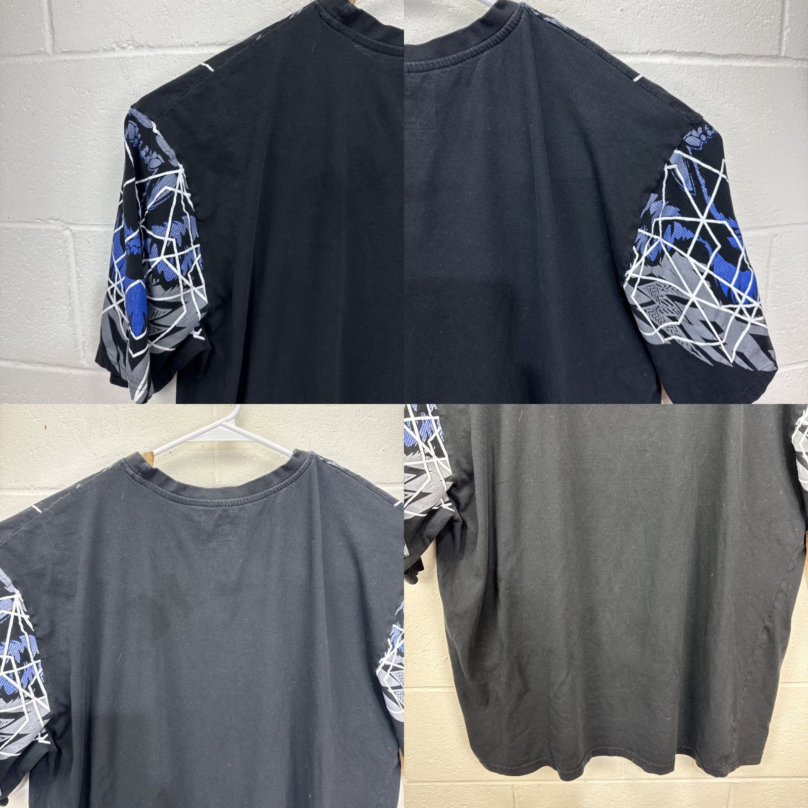 Southpole VINTAGE Southpole T-Shirt Big & Tall Black 4XLB 4XL Graphic Print Foil 90s Stain Glass Hip Hop Mens Size US XXL / EU 58 / 5 - 9 Thumbnail