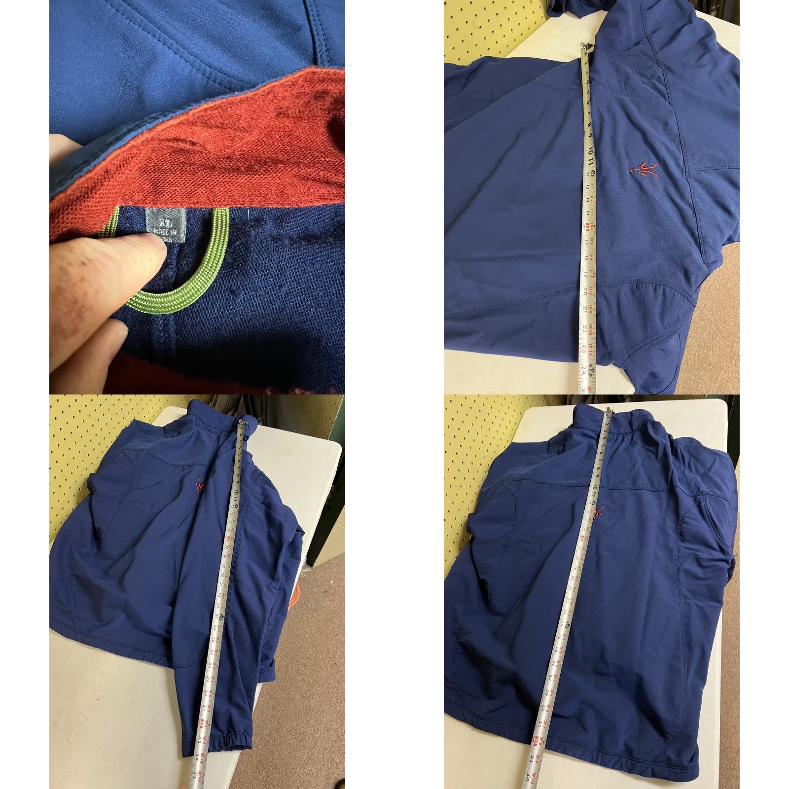 Vintage IBEX Jacket Mens XL Wool Blue Climawool Soft Shell Pockets Outdoor Hiking Carded Windbreaker Size US XL / EU 56 / 4 - 8 Thumbnail