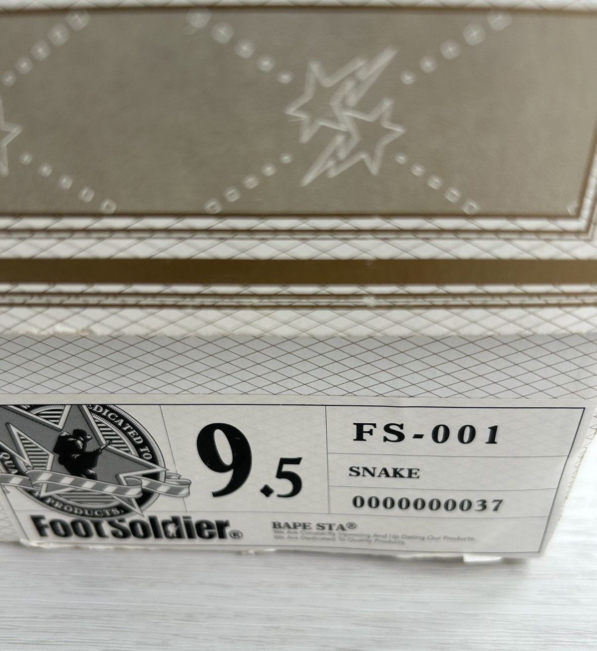 Bape VERY RARE OG 2002 A BATHING APE SNAKESKIN BAPESTA Size US 9.5 / EU 42-43 - 12 Thumbnail