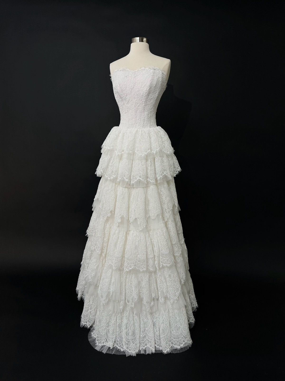 Other Preloved US 2-8 Custom Anna Augusta Bridal Gown Size M / US 6-8 / IT 42-44 - 2 Thumbnail