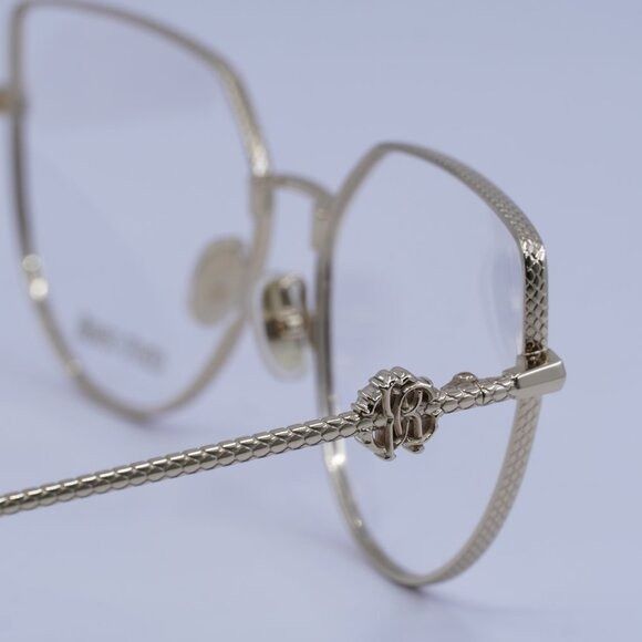Roberto Cavalli Roberto Cavalli VRC048 0300 Eyeglasses Shiny Rose Gold 56mm Size ONE SIZE - 7 Thumbnail