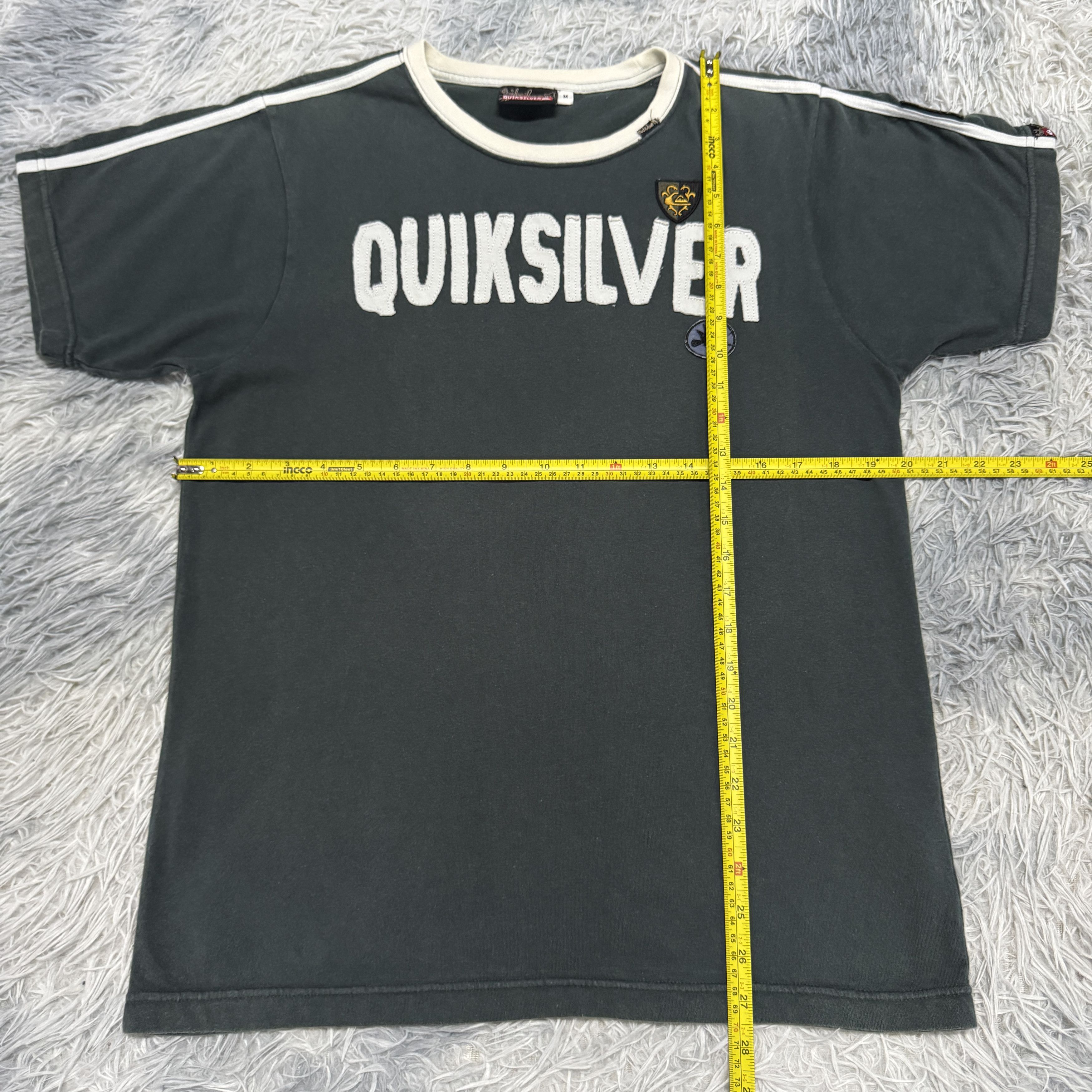 Vintage Rare Vintage Quiksilver Dark Green Tshirt Size US M / EU 48-50 / 2 - 5 Thumbnail