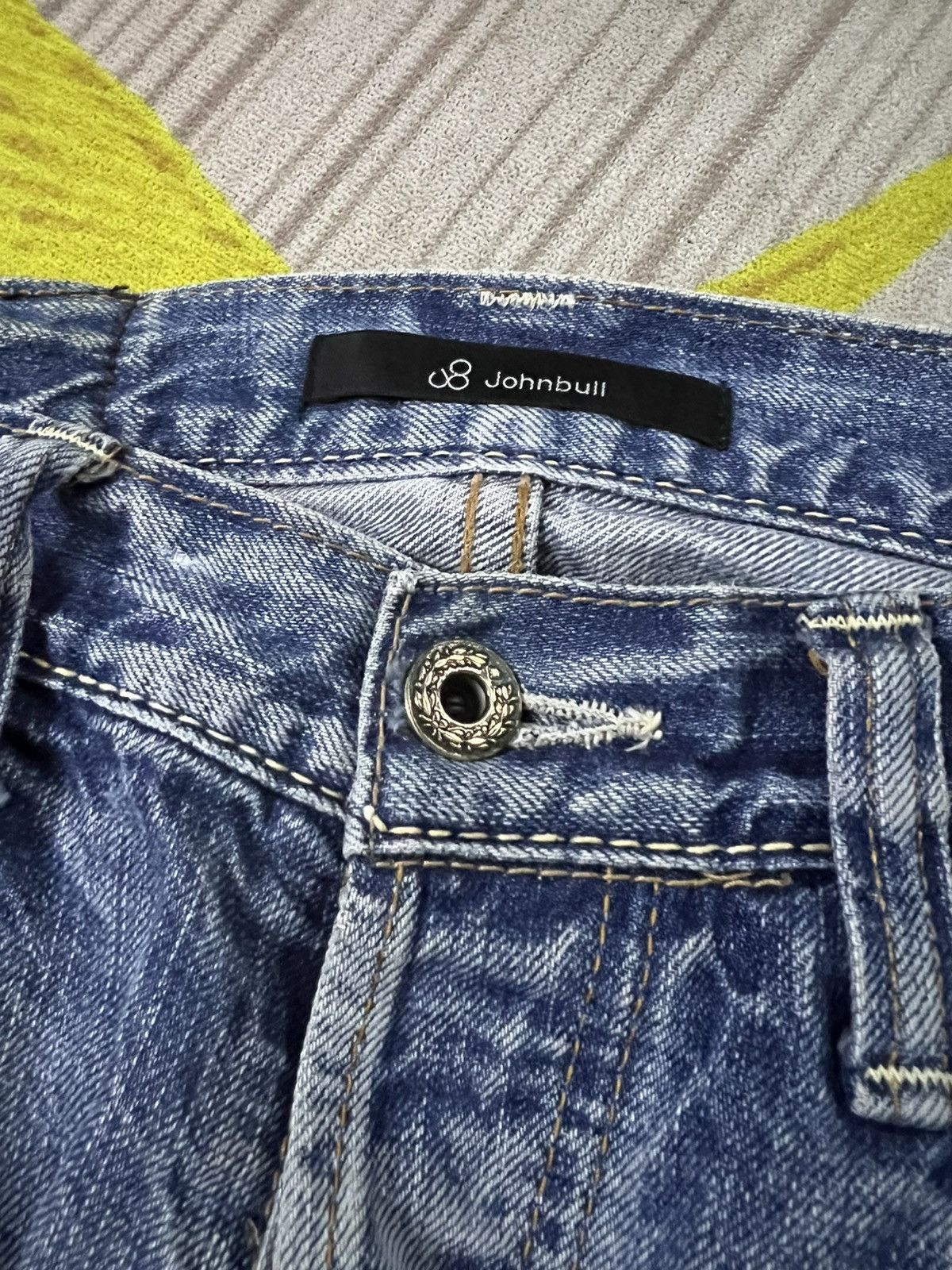 Japanese Brand 💥Vintage Johnbull Selvedge Faded Jean Size US 29 - 12 Thumbnail