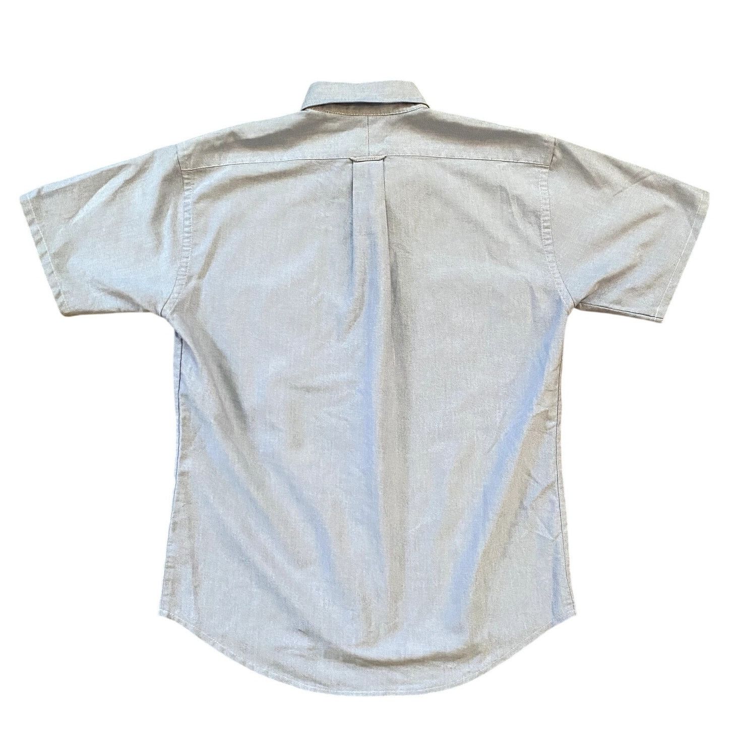 Vintage Vintage 70s Short Sleeve Work Shirt Light Blue Button Down Size US L / EU 52-54 / 3 - 2 Thumbnail