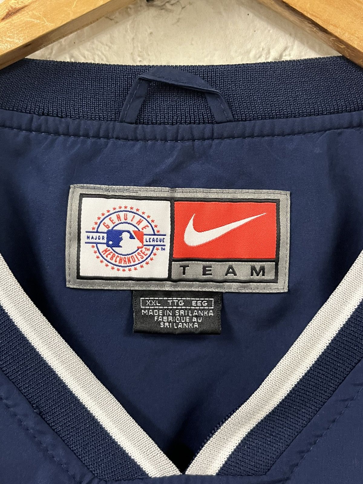 Nike Nike NY yankees y2k center swoosh windbreaker hype rare Size US XXL / EU 58 / 5 - 6 Thumbnail