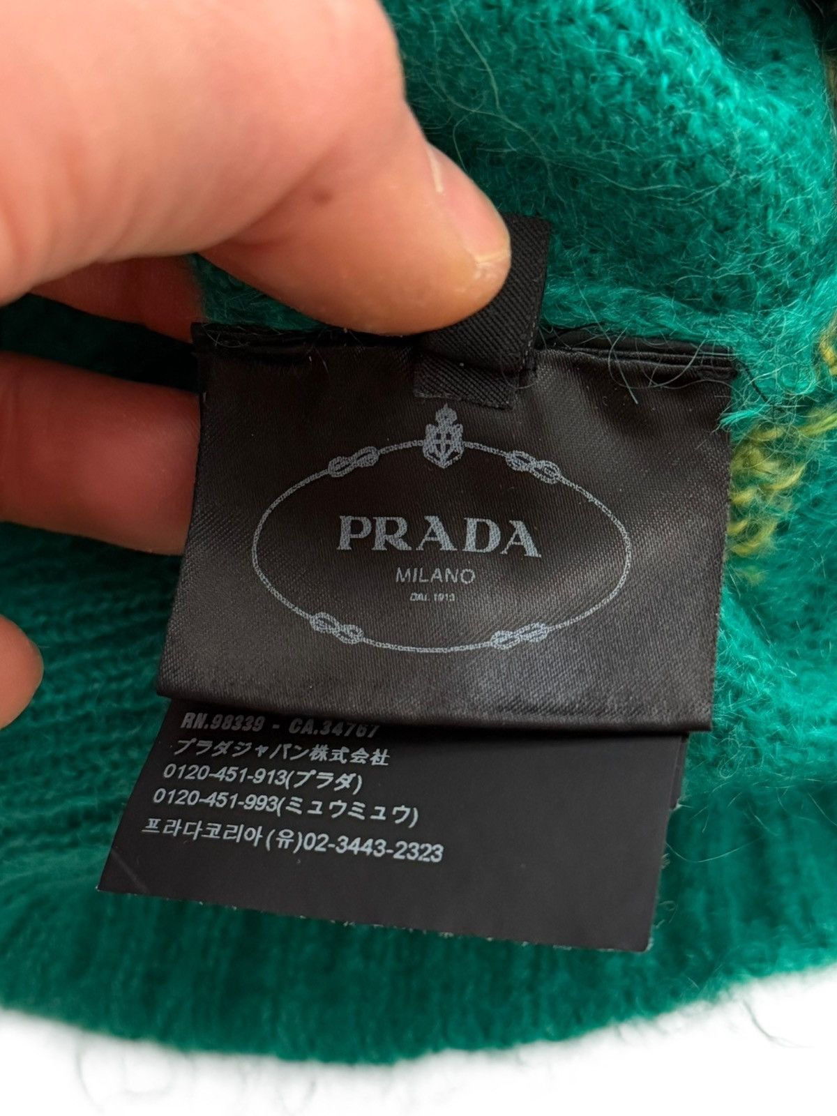 Prada RARE 2018 Mohair Flame Sweater Size US S / EU 44-46 / 1 - 6 Thumbnail