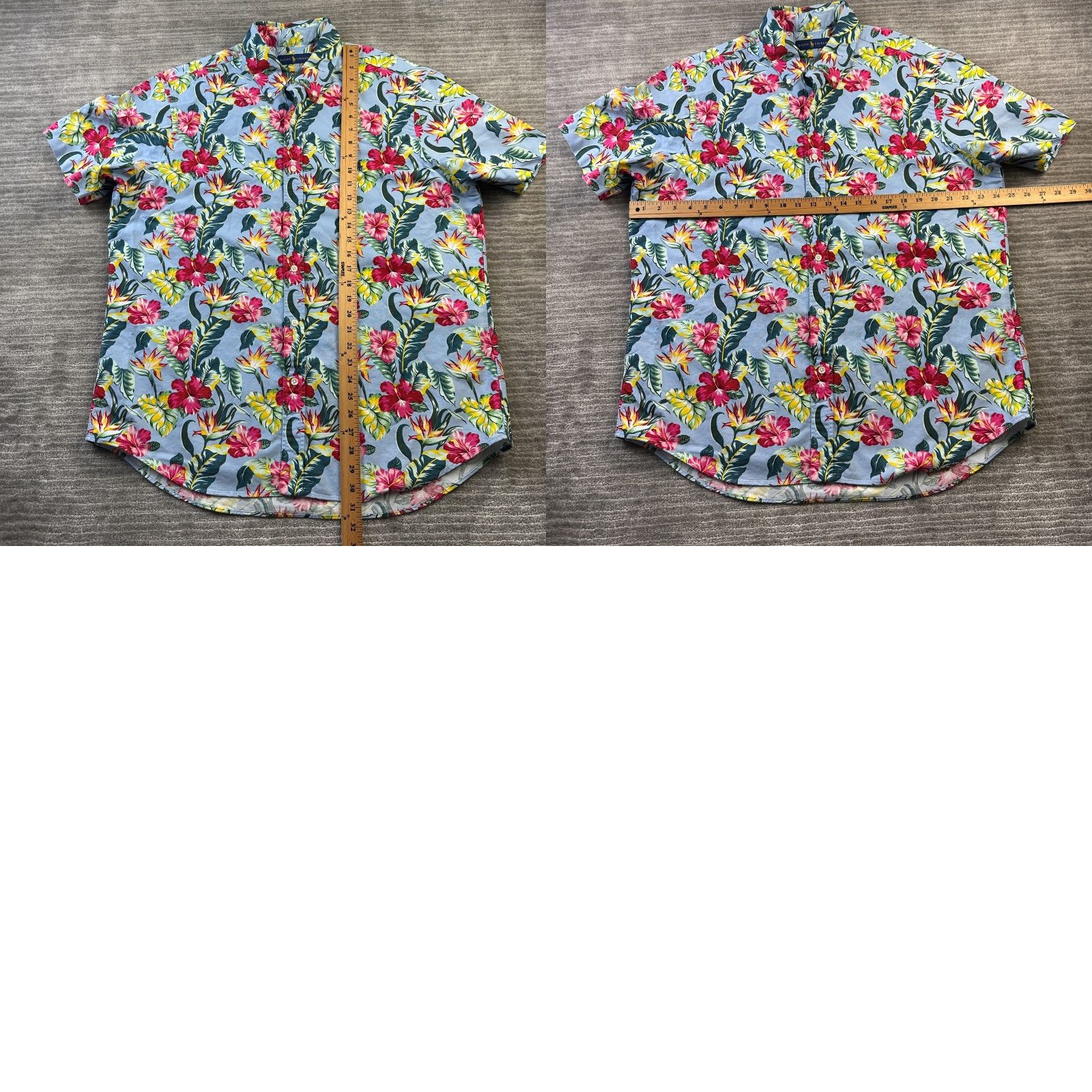 Marine Layer Ralph Lauren Shirt Mens Extra Large Floral All Over Print Button Up Oxford Size US XL / EU 56 / 4 - 8 Thumbnail