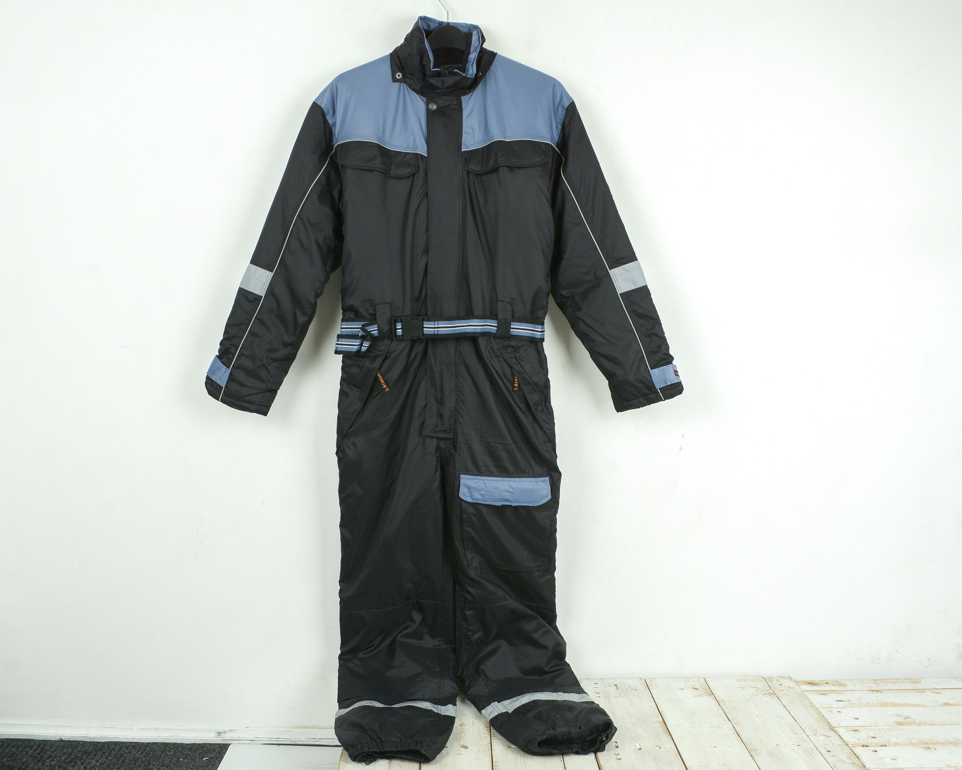 Vintage L. BRADOR Workwear S Insulated Jumpsuit Boilersuit Overalls Size US 32 / EU 48 - 2 Thumbnail