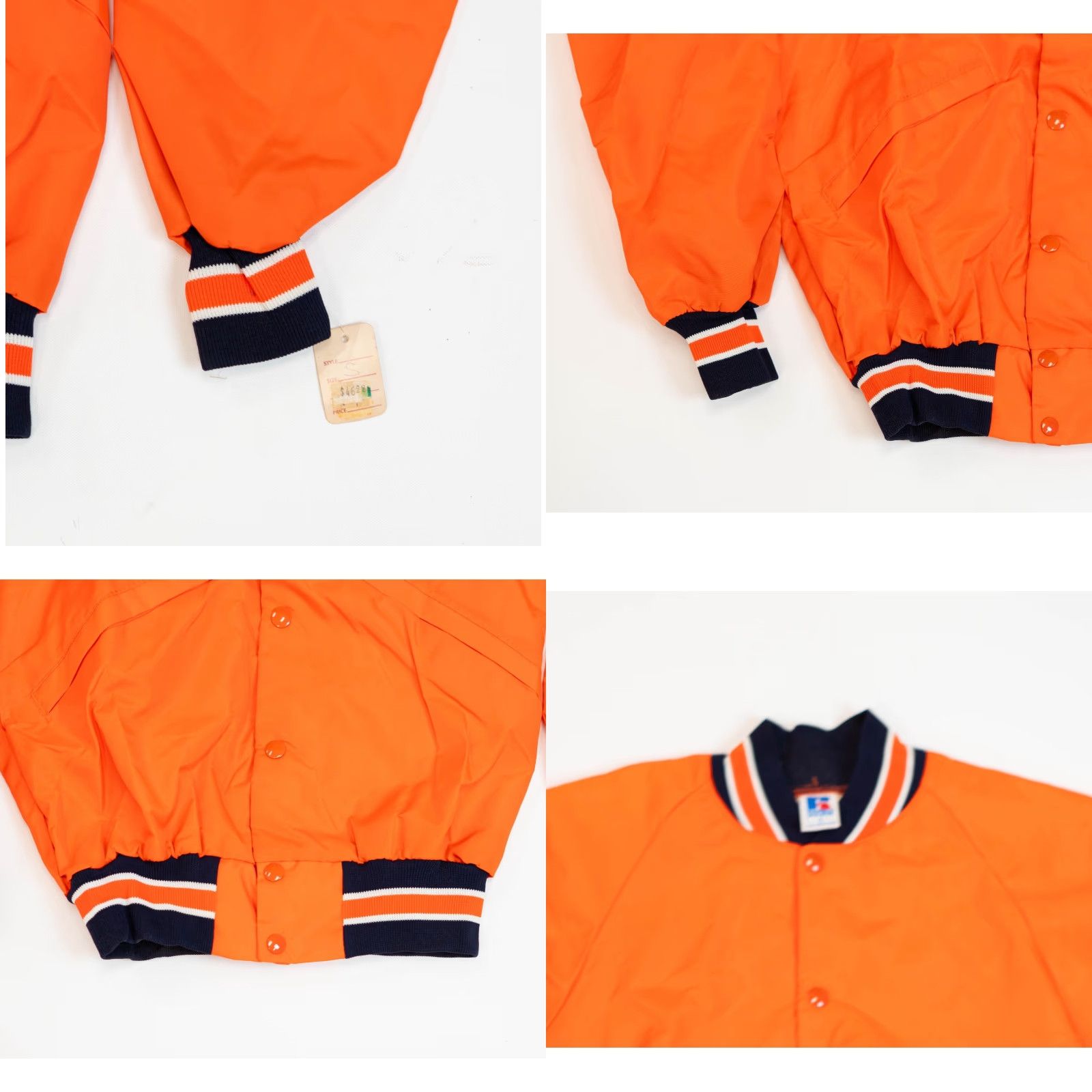 Russell Athletic VINTAGE Russell Athletic Varsity Jacket Men S Orange 80s 90s College University NCAA USA VTG Final Four March Madness Band Collar New Tags Photos? Size US S / EU 44-46 / 1 - 8 Thumbnail