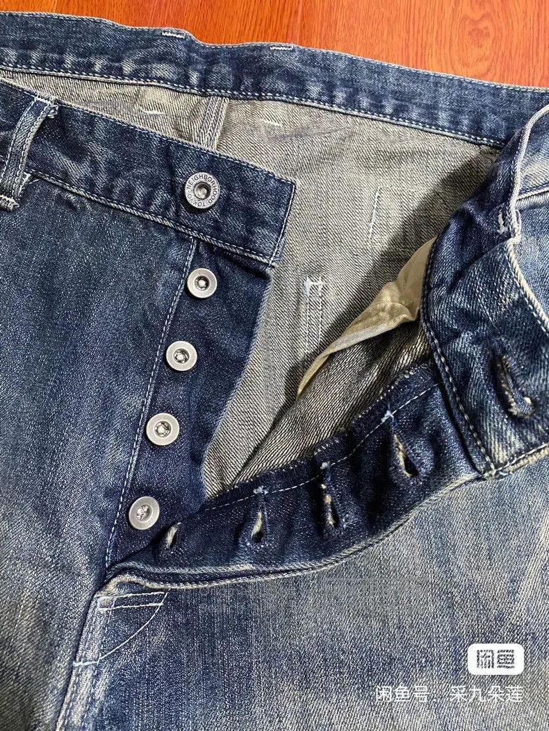 Neighborhood Neighborhood size L Denim Pants, Yellow Mud Wash and Distr Size US 27 - 4 Thumbnail