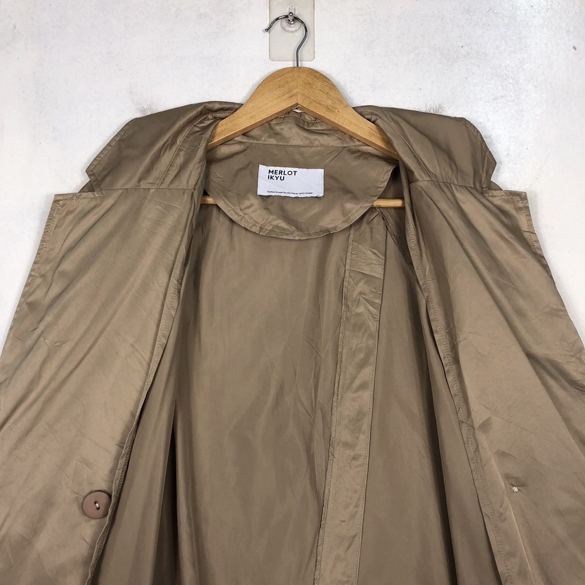 Japanese Brand × Other Merlot Ikyu Double Breasted Overcoat Size US M / EU 48-50 / 2 - 13 Thumbnail