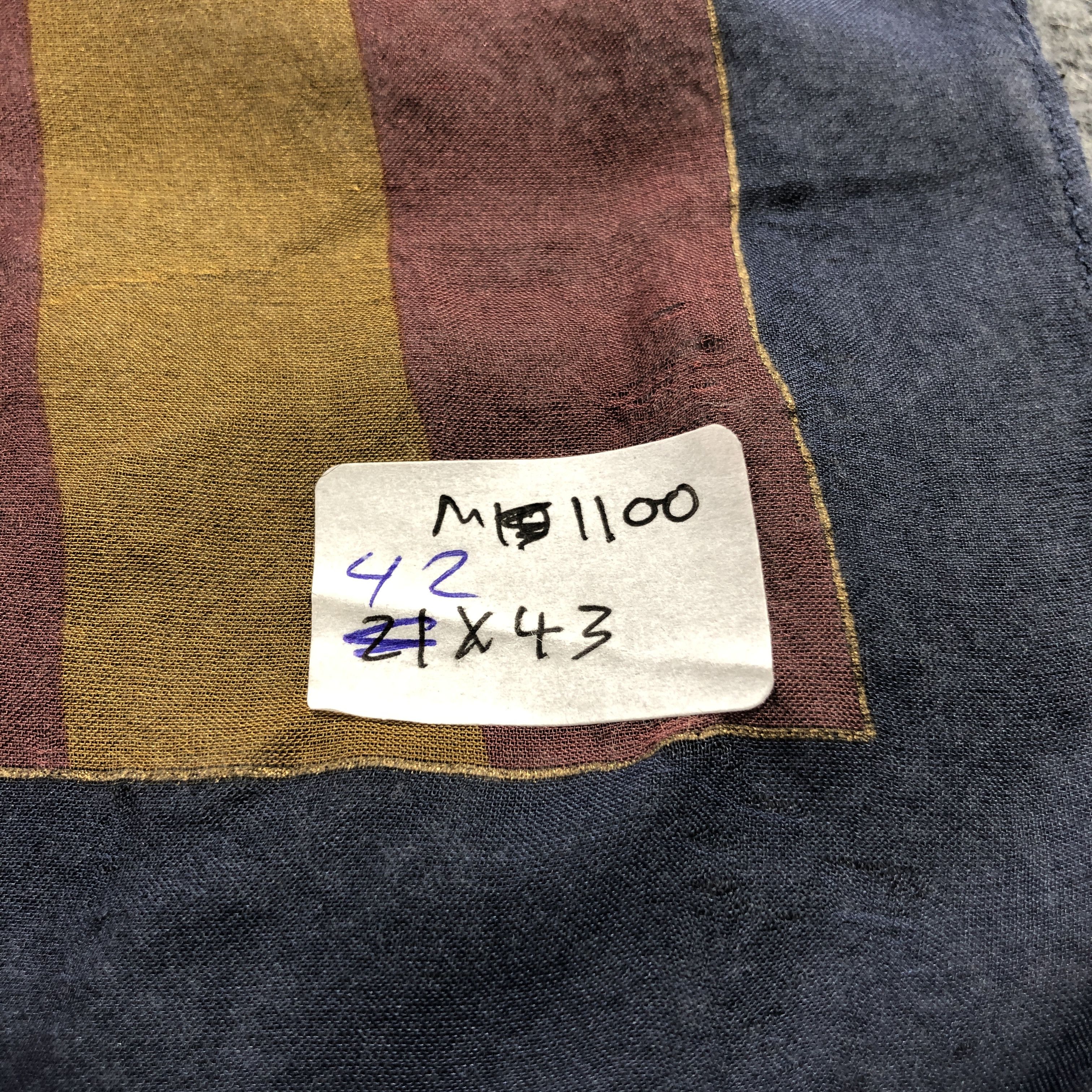 Hiroko Koshino Homme Hiroko Koshino Abstract Silk Scarf M1100 Size ONE SIZE - 11 Thumbnail
