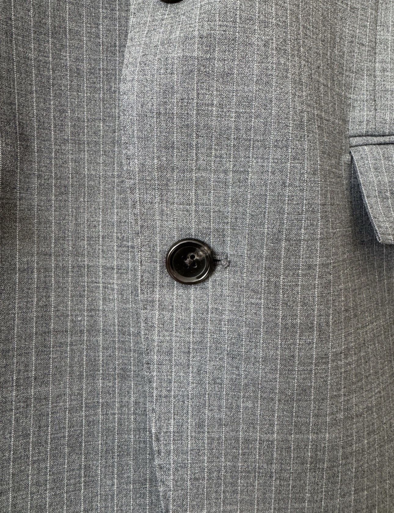 Todd Snyder $598 Grey Wool Pinstripe Sutton Blazer Sport Jacket Size 40L - 4 Thumbnail