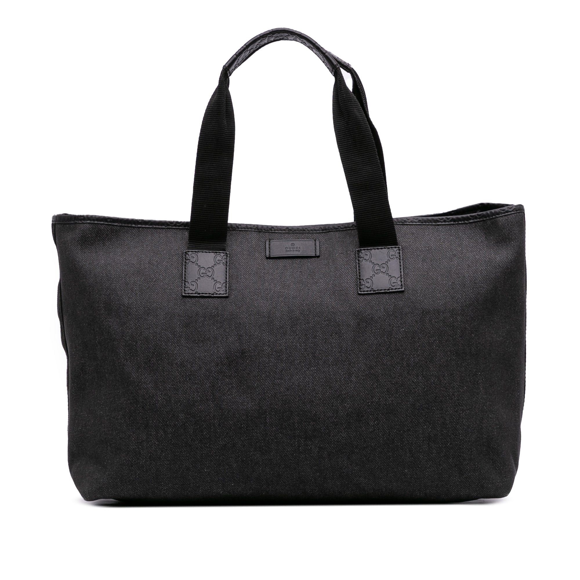 Gucci Guccissima Trimmed Denim Tote Size ONE SIZE - 1 Thumbnail