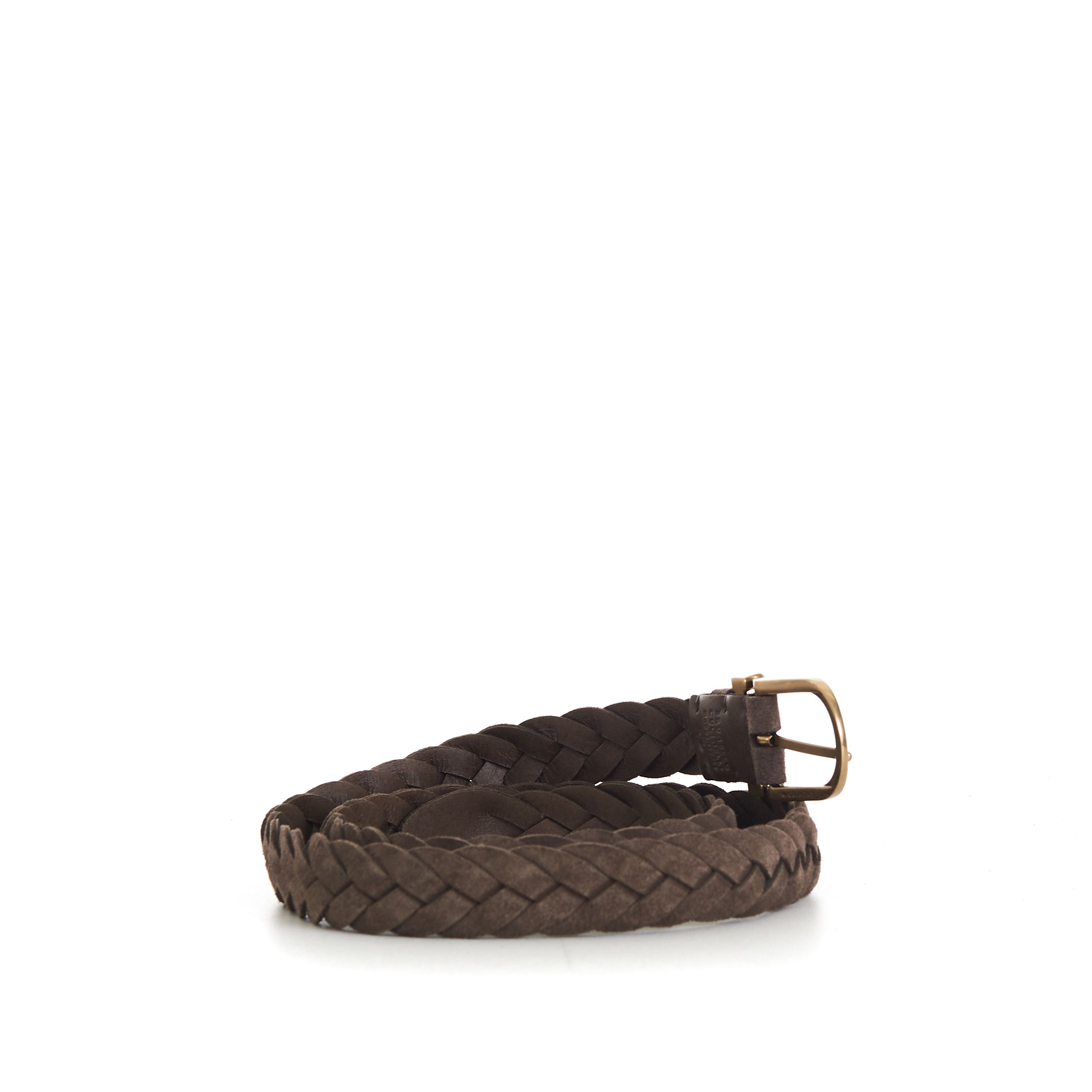 Brunello Cucinelli Braided Belt - Rounded Buckle & Metal Keeper, Suede Size 95 Size ONE SIZE - 8 Thumbnail