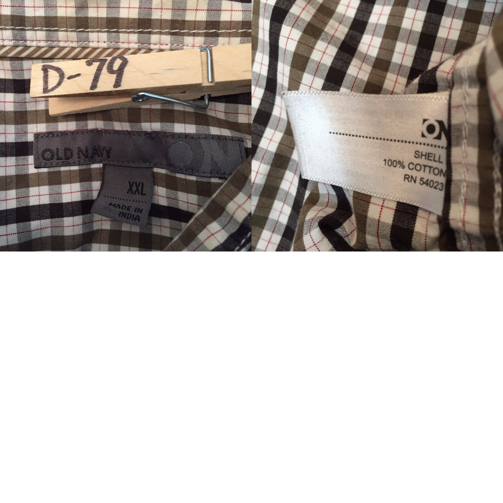 Old Navy Old Navy Shirt Mens 2XL Black Plaid Long Sleeve Button-Up Shirt Size US XXL / EU 58 / 5 - 8 Thumbnail