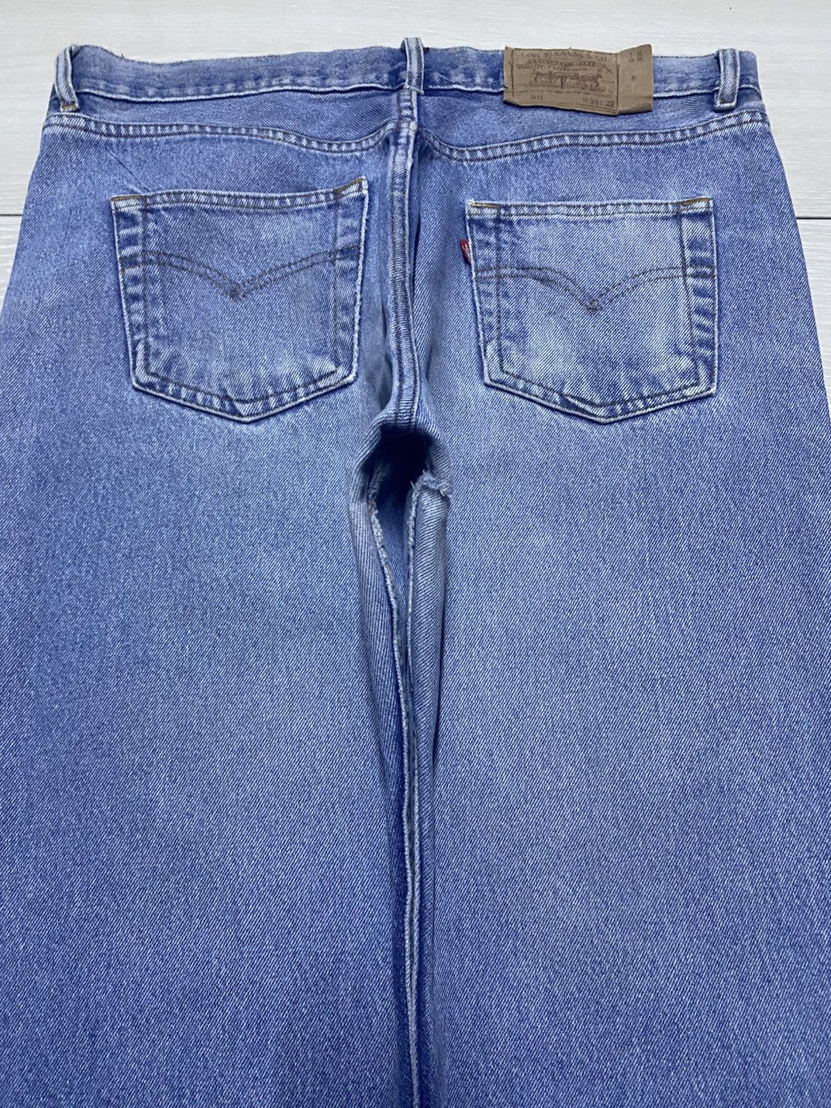 Levi's Vintage Levis 501 Big E Light Wash Y2K Jeans Size US 35 - 4 Thumbnail