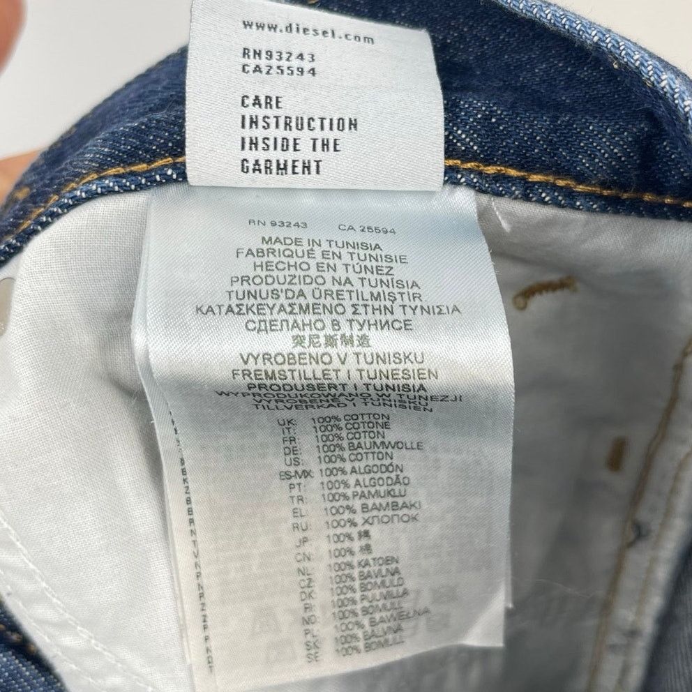 Diesel Diesel | NWT Indigo Y2K Boyfriend Jeans 2016 D-Air 24 Size 24" / US 00 / IT 34 - 12 Thumbnail