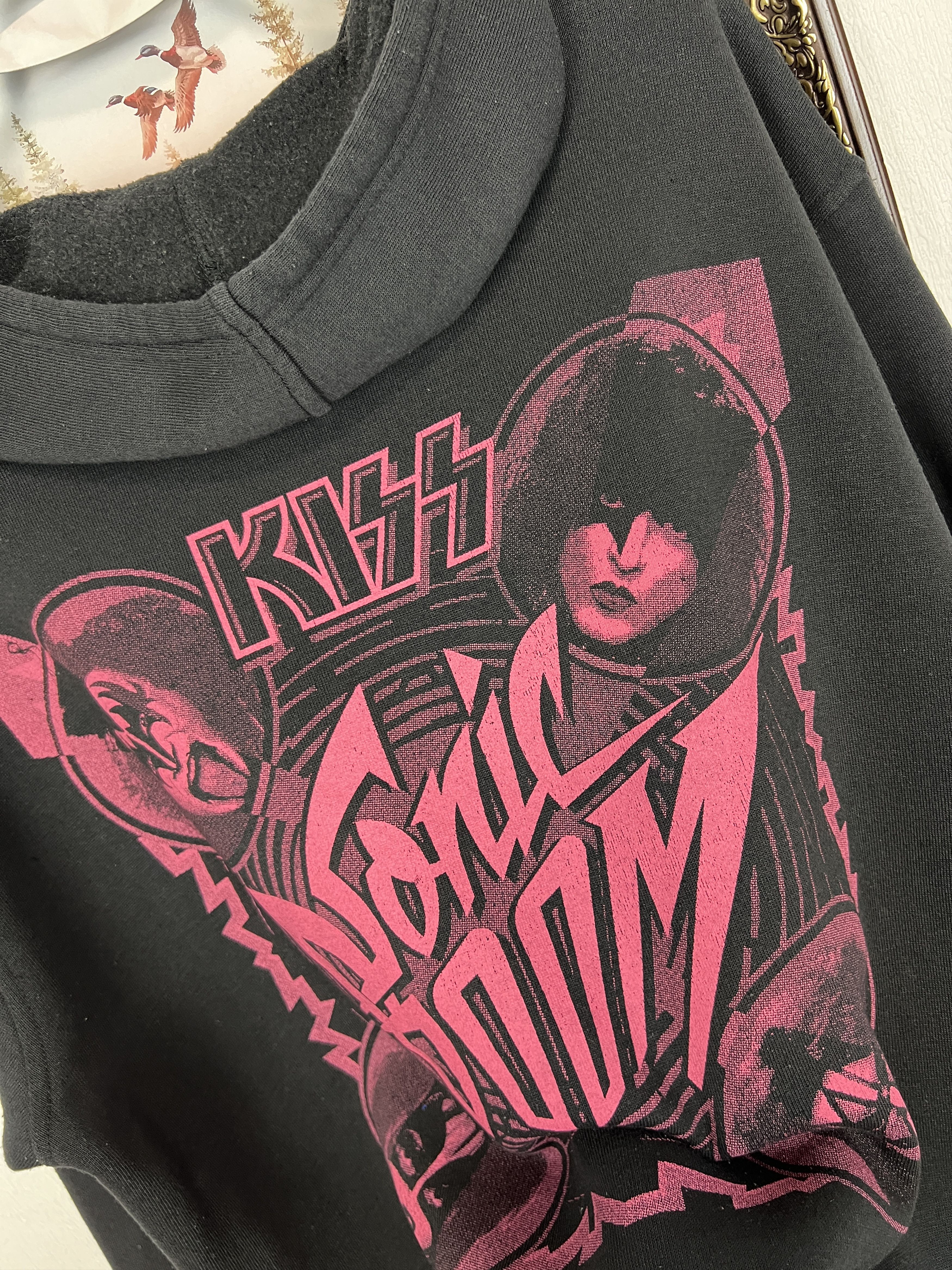 Vintage Vintage Kiss Sonic Boom Hoodie Band Over Print Jacket Size US S / EU 44-46 / 1 - 16 Thumbnail