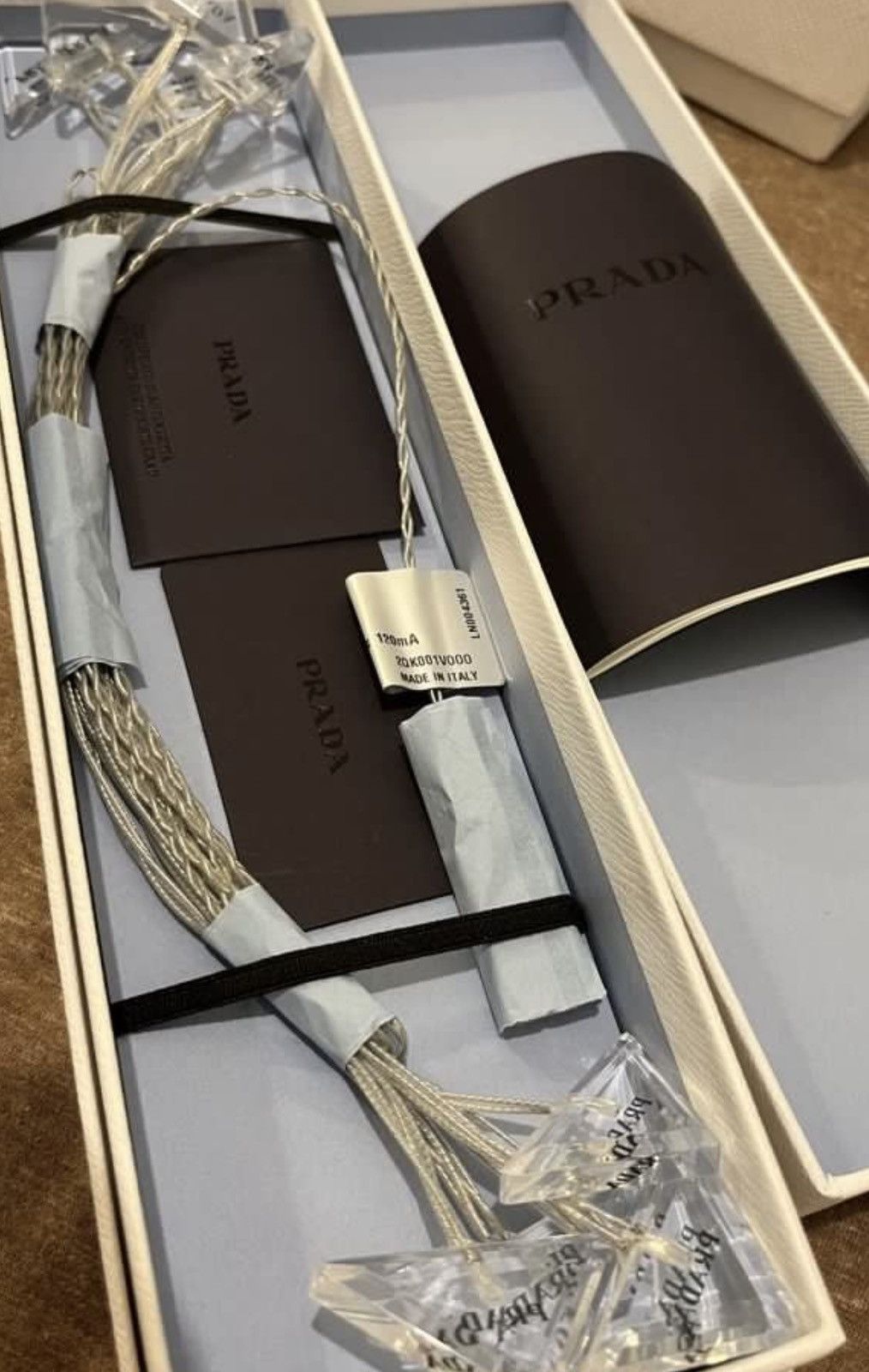 Prada 💡 Prada triangle light decor lightbulb usb Size ONE SIZE - 3 Thumbnail