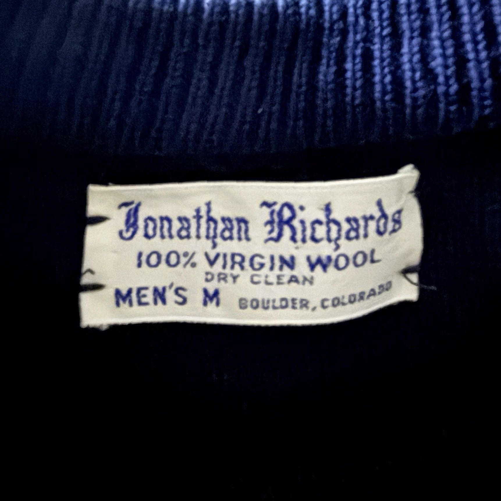 Vintage VTG Jonathan Richards 100% Virgin Wool Striped Pullover Sweater Mens Size M USA Blue Striped Wool Pullover Sweater Mens USA Size US M / EU 48-50 / 2 - 4 Thumbnail