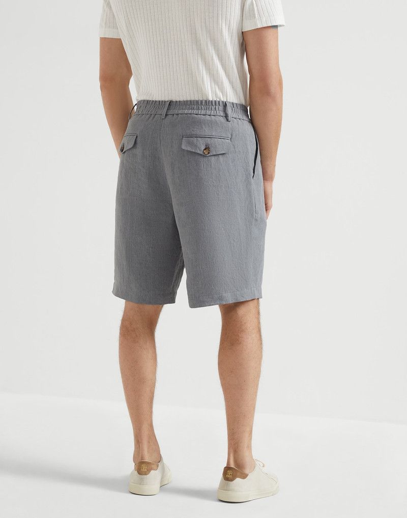 Brunello Cucinelli o1la1rc1a0326 Bermuda Shorts in Grey Size US 30 / EU 46 - 2 Thumbnail