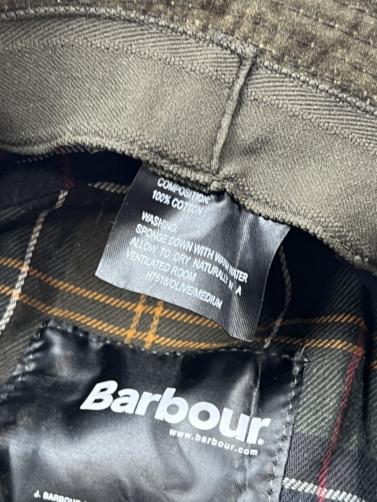 Barbour Barbour Waxed Bucket Hat With Sling (Y0475) Size ONE SIZE - 10 Thumbnail