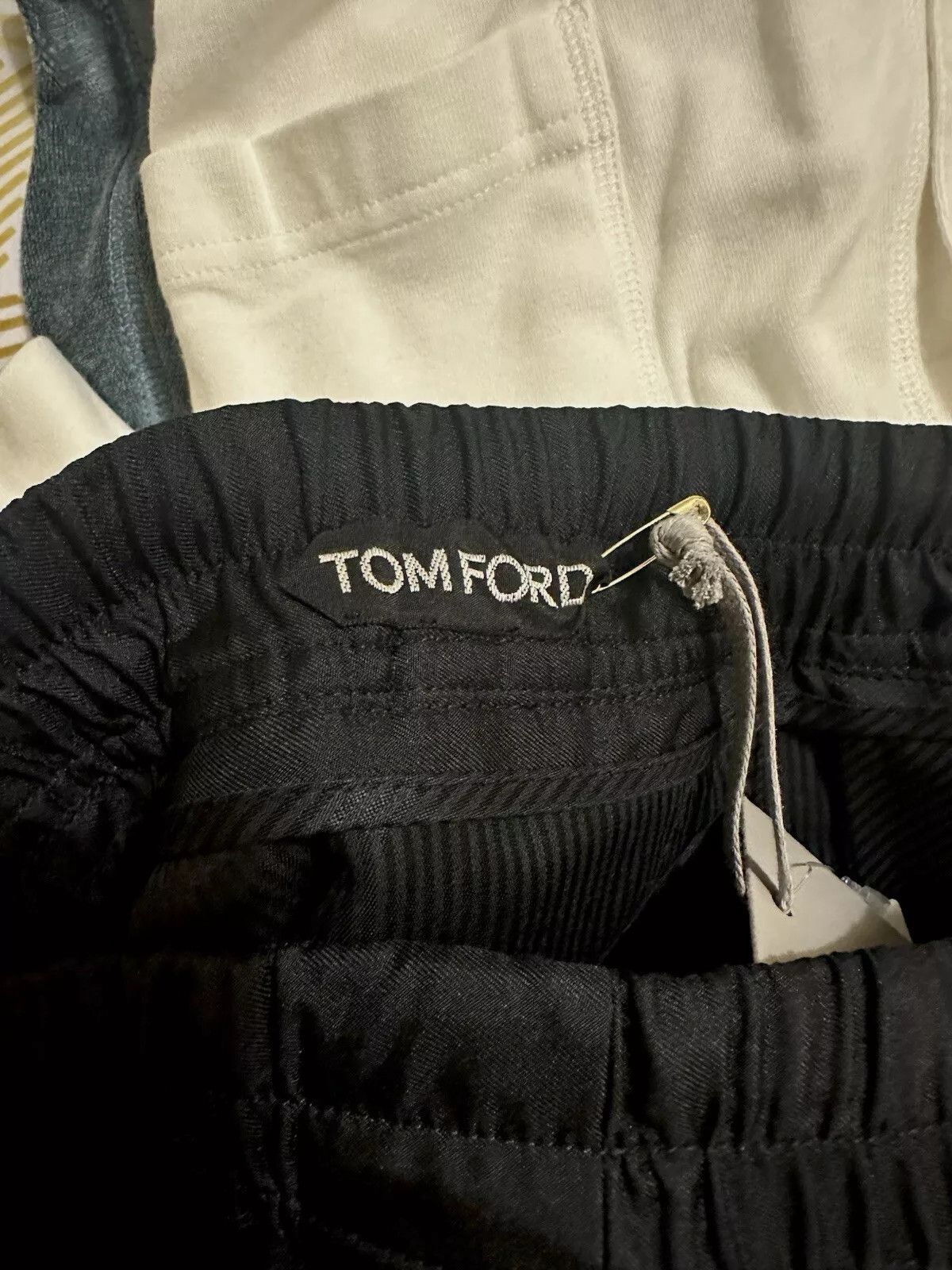 Tom Ford o1ebxxf0225 Casual Wool Trousers in Black Size US 30 / EU 46 - 8 Thumbnail