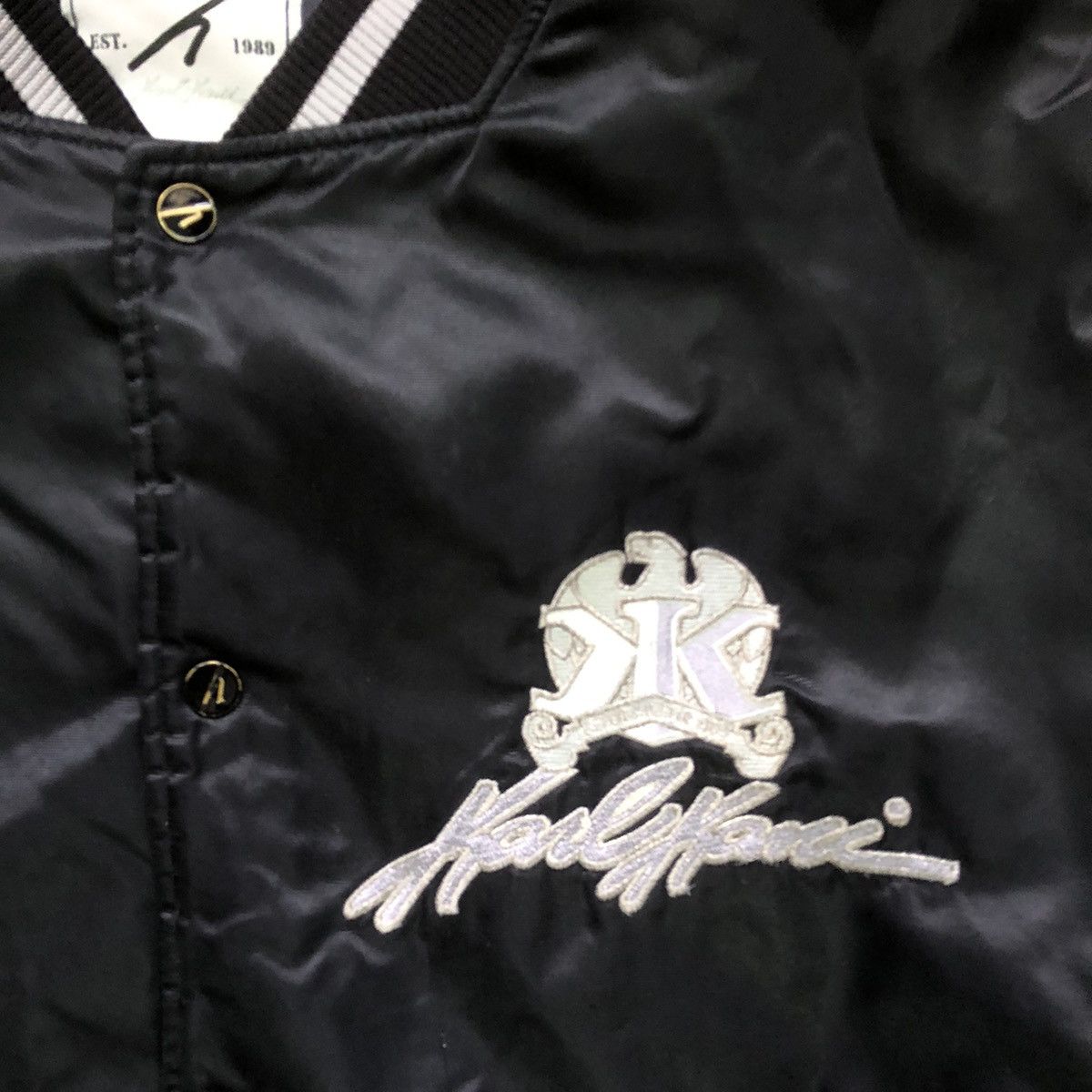 Karl Kani Vintage Karl Kani Varsity Jacket Size US XL / EU 56 / 4 - 4 Thumbnail