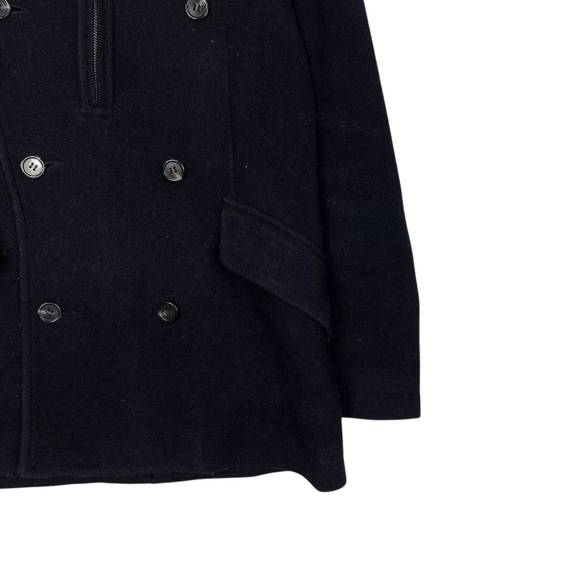 Zucca Cabane De Zucca Double Breasted Hooded Wool Jacket Size US S / EU 44-46 / 1 - 4 Thumbnail
