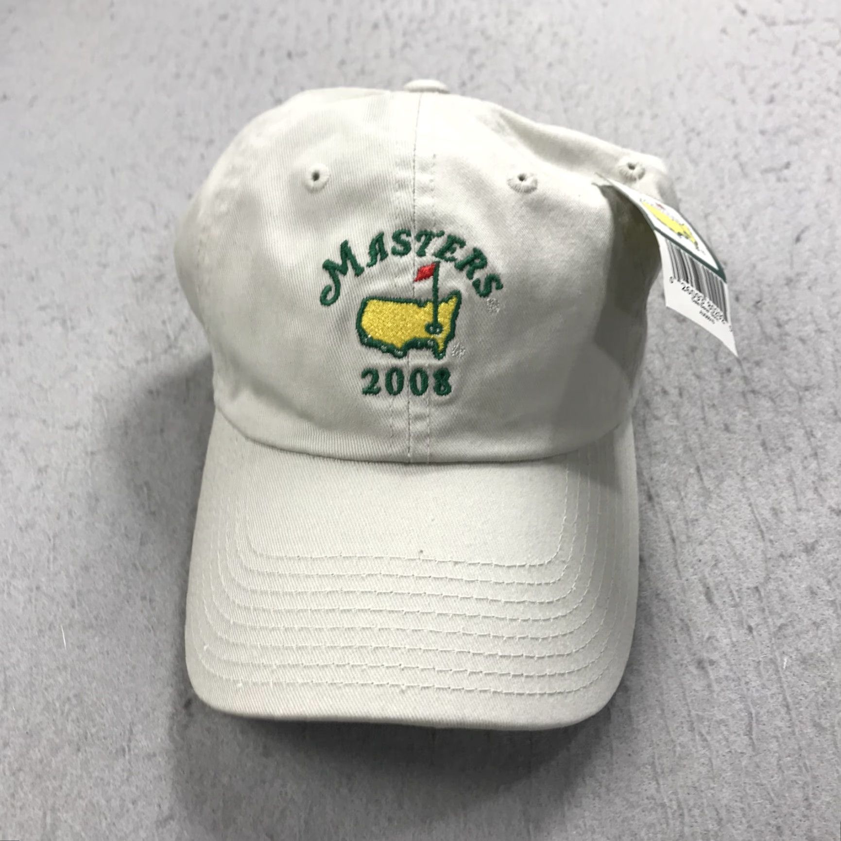 American Needle American Needle Masters Golf Hat Adult Beige One Size Adjustable Dad Cap Mens Size ONE SIZE - 2 Thumbnail
