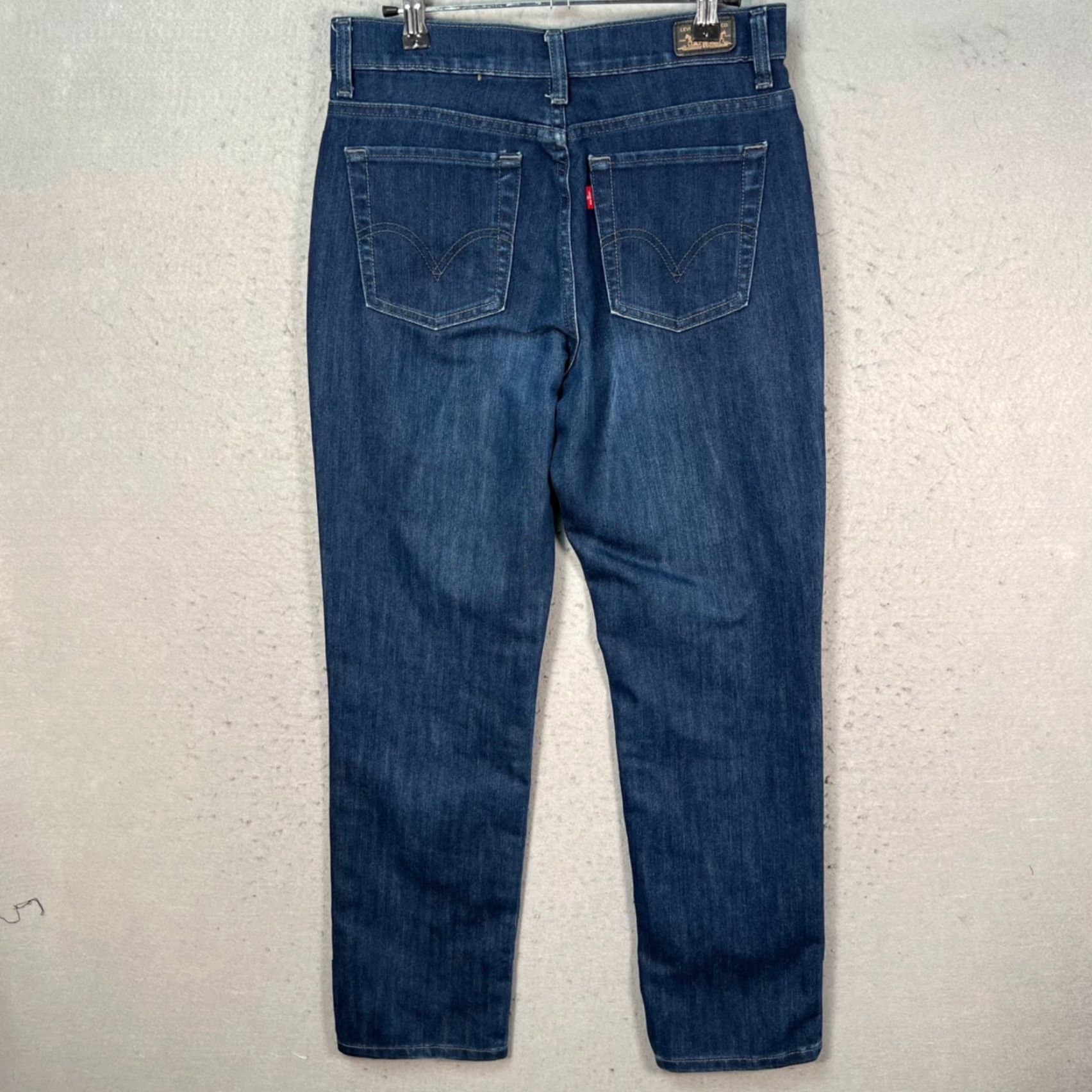 Levi's Levi's 512 Perfectly Slimming Womens Size 10M Skinny Jeans Mid Rise Blue Denim Jeans 5-Pocket Size 32" / US 10 / IT 46 - 2 Thumbnail