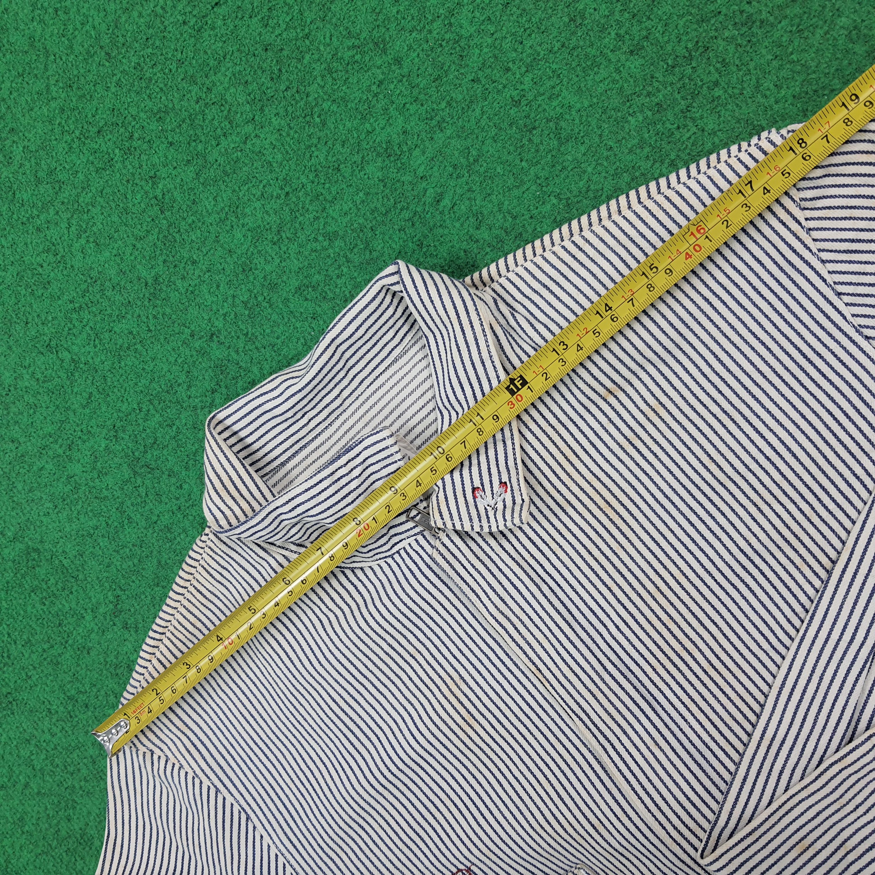 Japanese Brand Vintage PAPAS Stripe Custom Hysteric Coverall C302N19 Size US M / EU 48-50 / 2 - 10 Thumbnail
