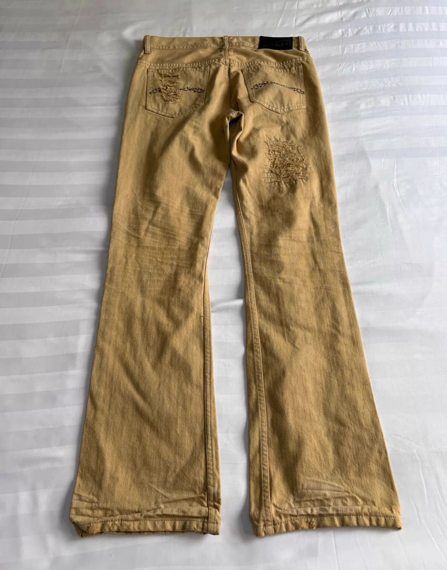 Other Midas Vintage Jpn Distressed Ripped Stitch Denim Jean Size US 33 - 6 Thumbnail