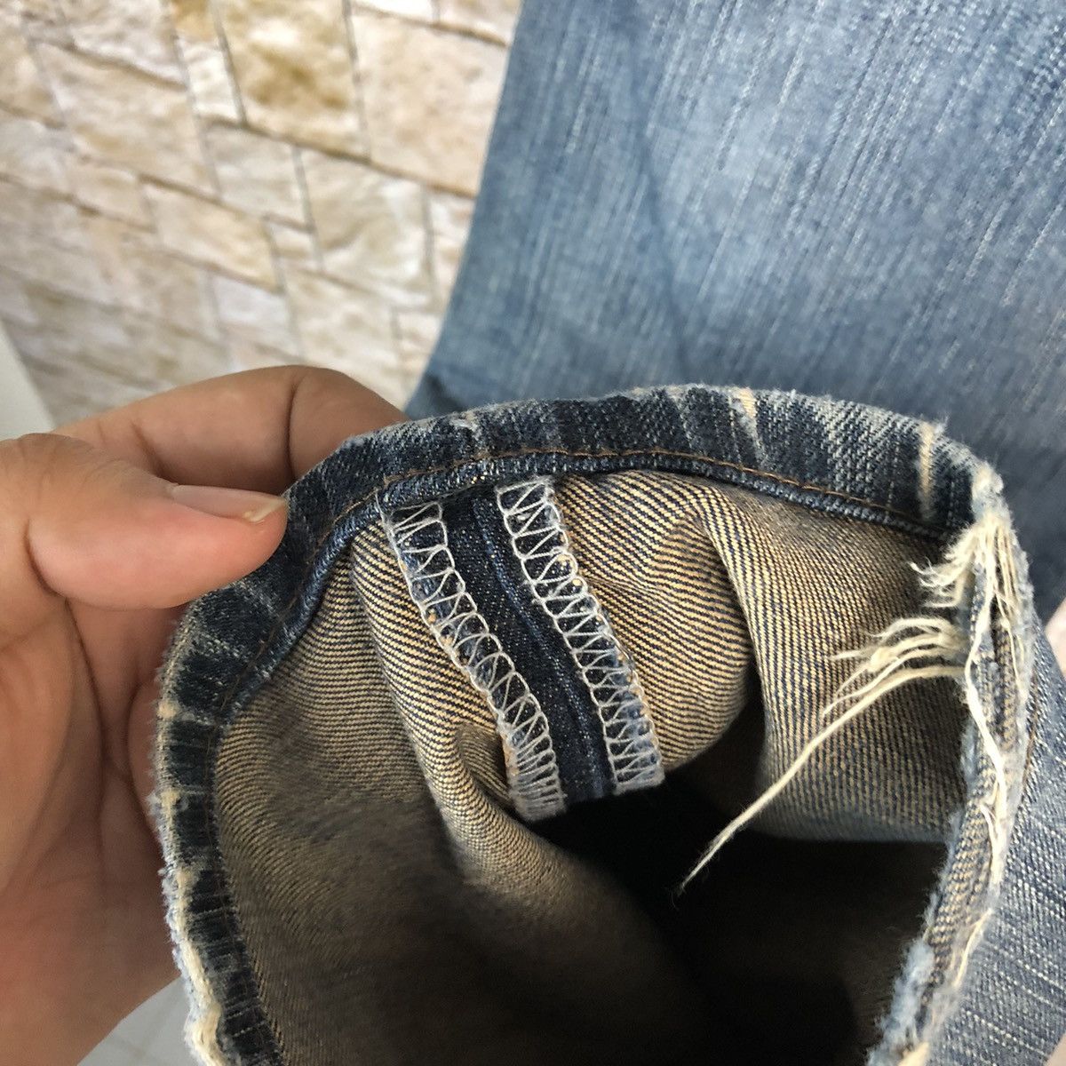 Edwin 503 Edwin Premium vintage faded Blue Denim Pants #7599 Size US 30 / EU 46 - 13 Thumbnail