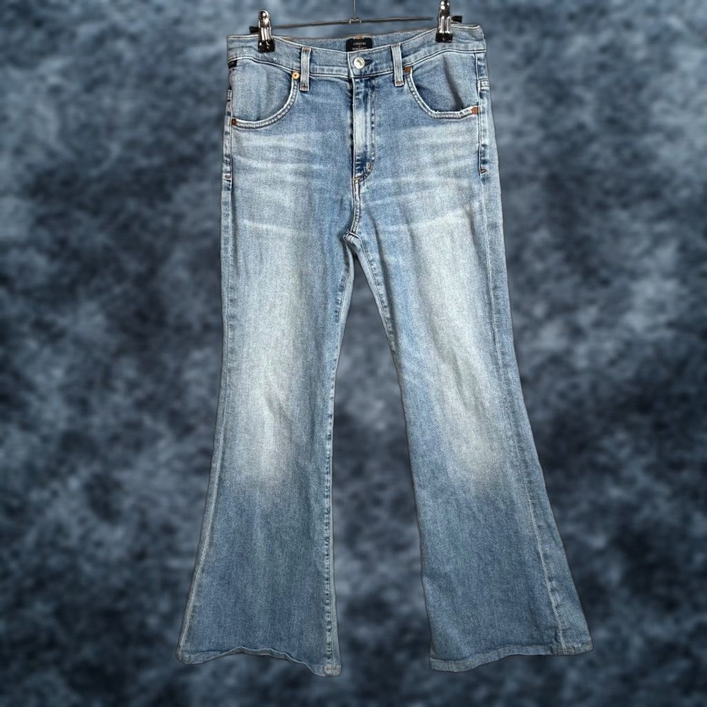 Citizens Of Humanity Citizens Of Humanity Jeans Womens 28 Chloe Mid Rise Super Flare Light Wash Denim Size 28" / US 6 / IT 42 - 1 Thumbnail