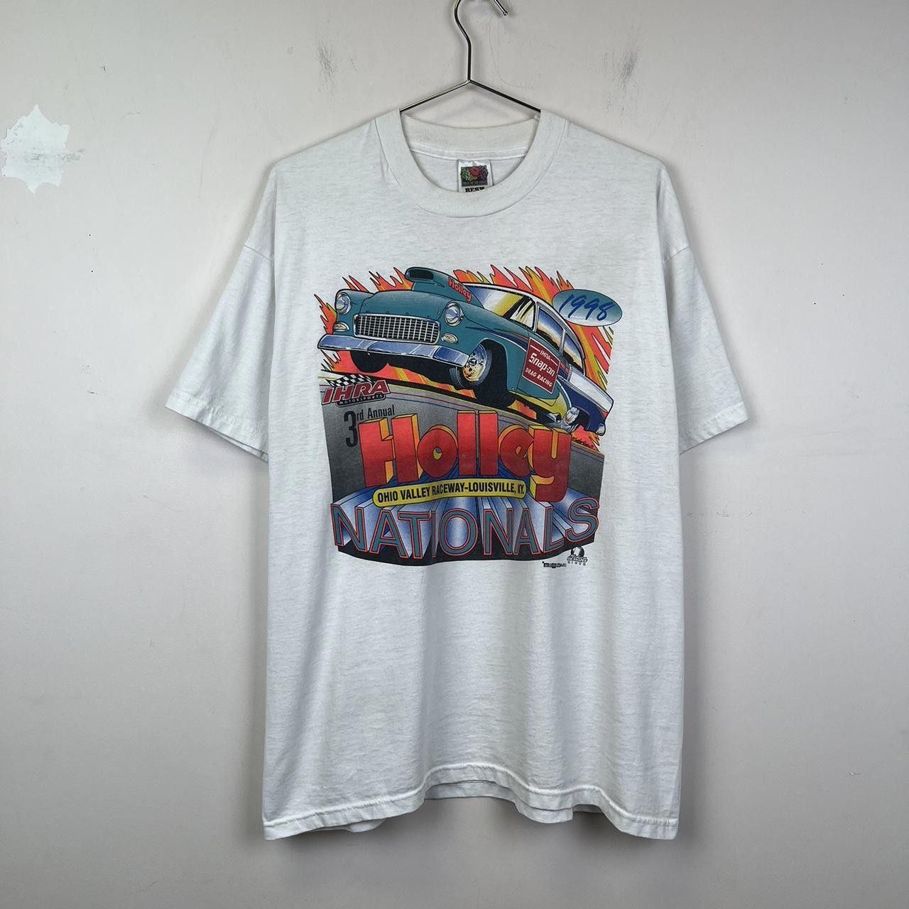 Planet Hollywood 1998 Holley Nationals T-Shirt - 3rd Annual Event Shirt Size US XL / EU 56 / 4 - 1 Thumbnail
