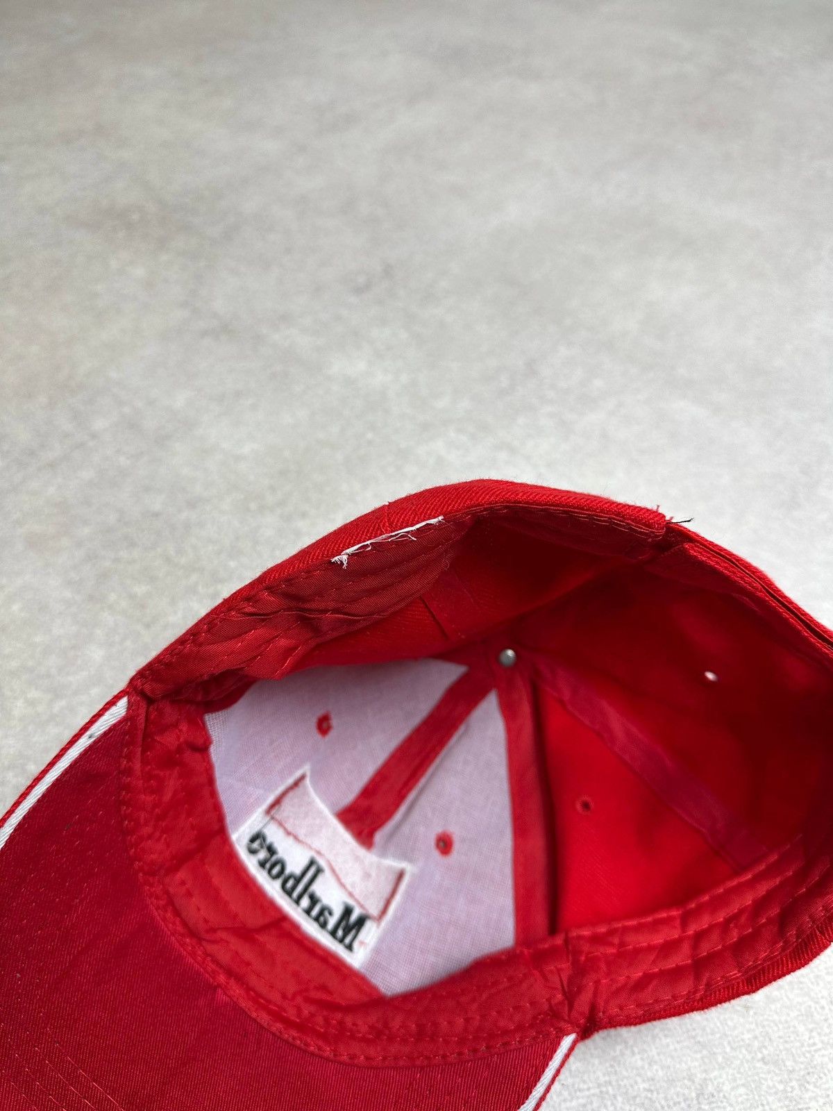 Marlboro Vintage 90s Marlboro Racing Nascar Rally Cap Os Size ONE SIZE - 4 Thumbnail