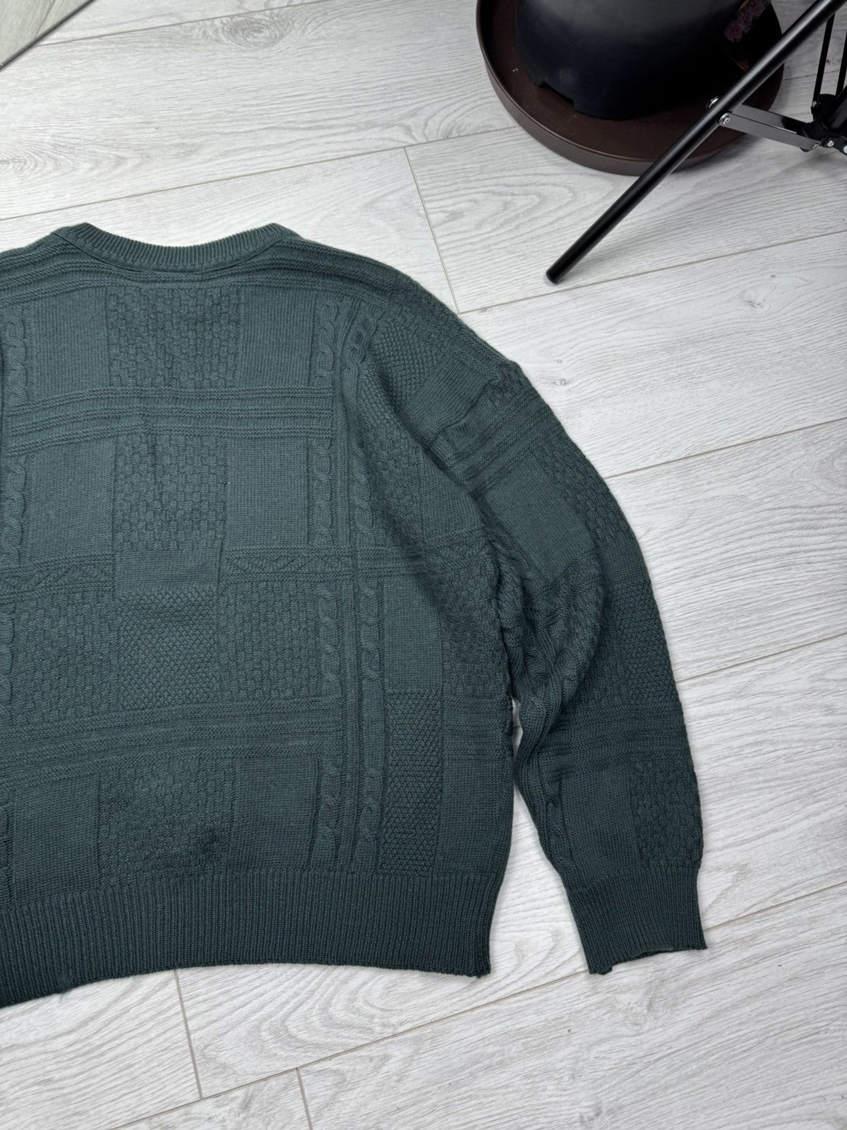 Lacoste × Vintage Lacoste Vintage Sweater Knit Casual Green 90s Hype Rare Size US L / EU 52-54 / 3 - 9 Thumbnail