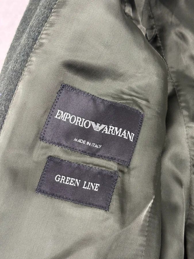 Emporio Armani AW2009 Emporio Armani Dark Green Wool Caban Jacket Size US M / EU 48-50 / 2 - 11 Thumbnail