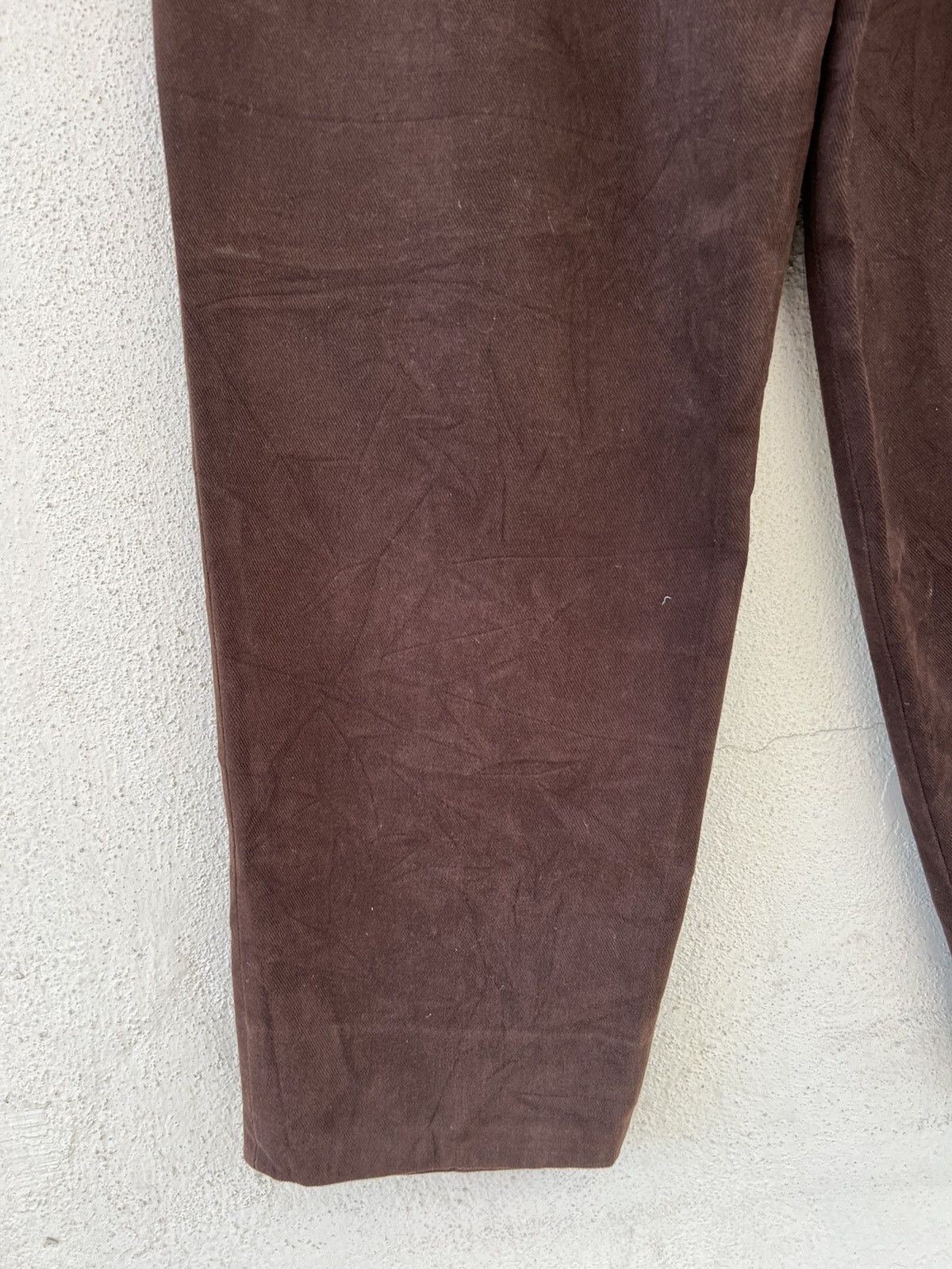 Mademoiselle Non Non Papas Japan X Tessuti Sondrio Baggy Gabardine Trouser Pant Size US 29 - 16 Thumbnail